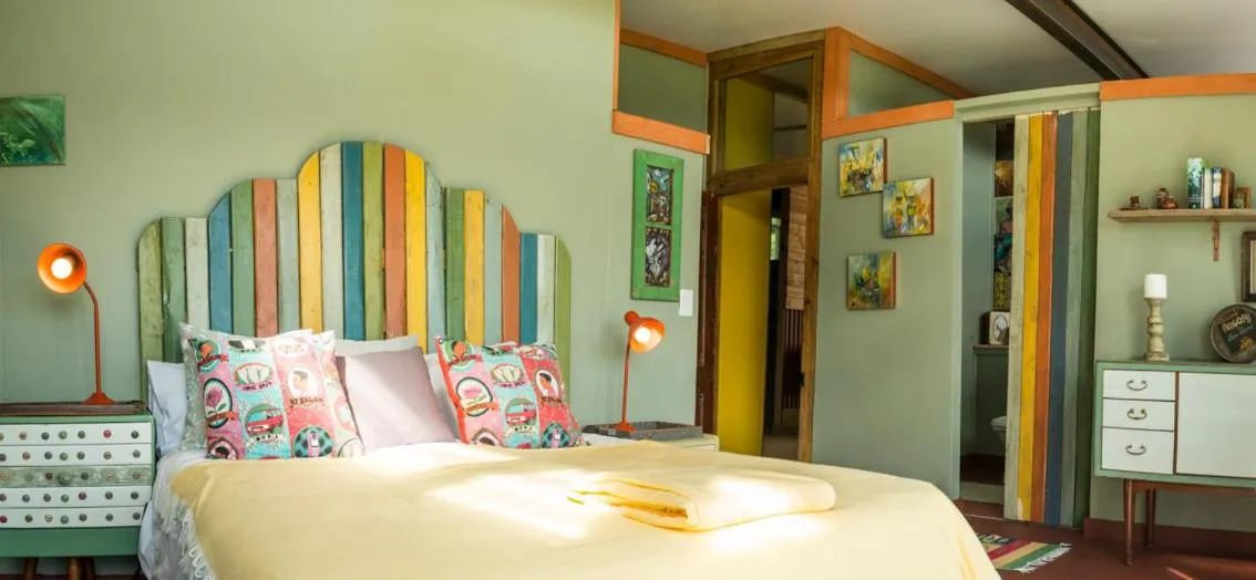 Photo of the whole room, Bed in ECO Lodge Villa Villekula