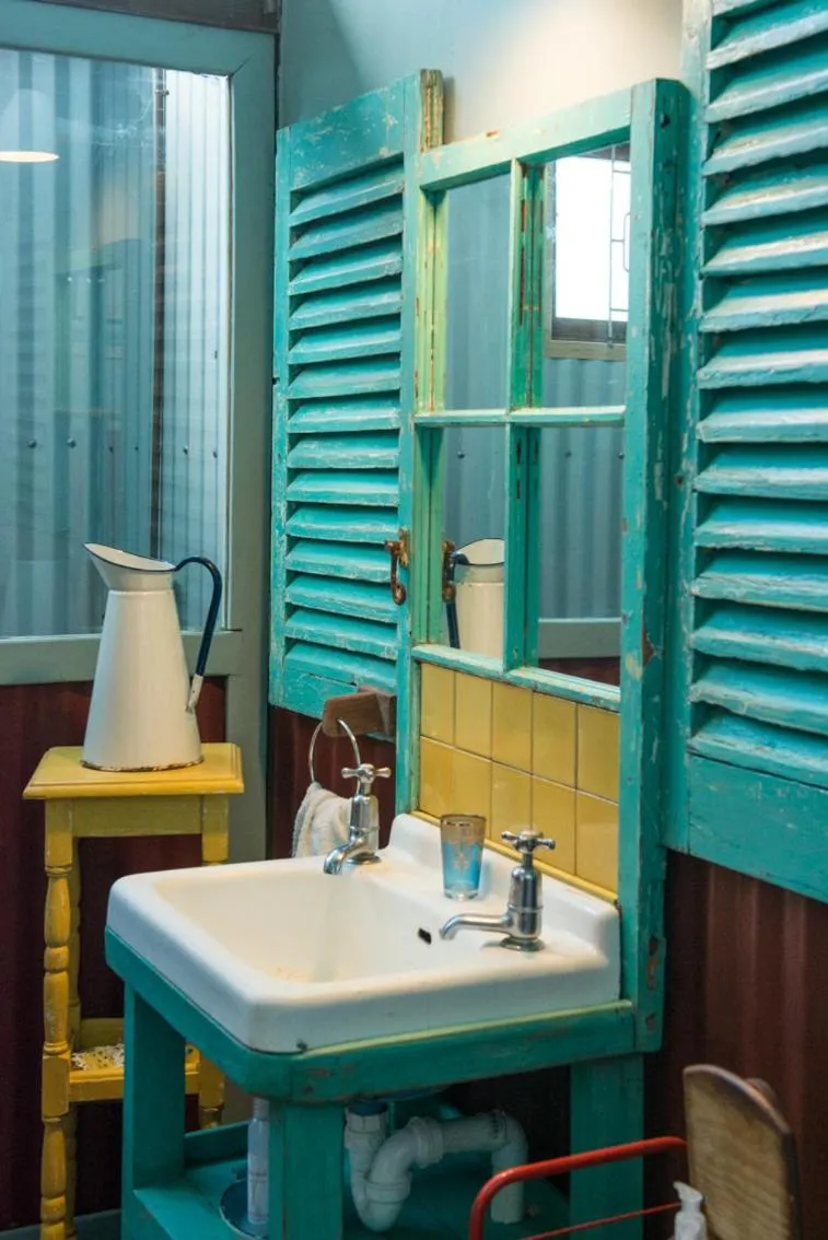 Bathroom in ECO Lodge Villa Villekula