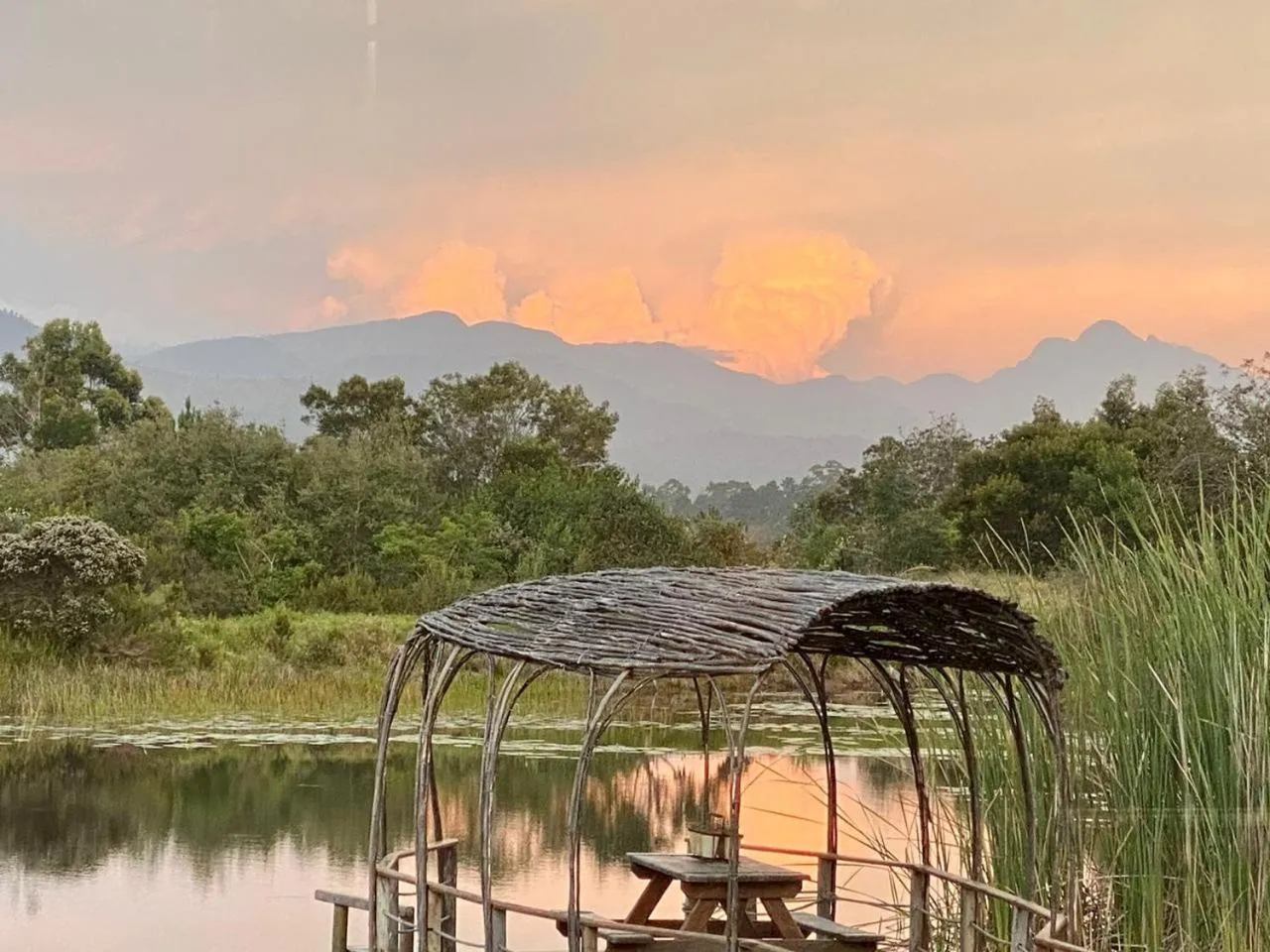 Natural landscape in ECO Lodge Villa Villekula