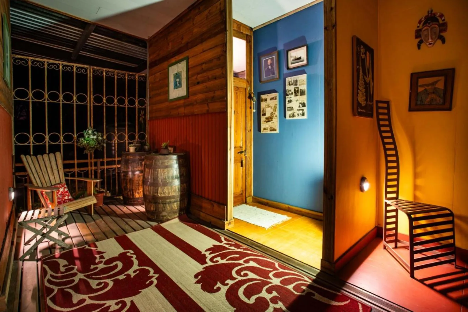 Bedroom, Bed in ECO Lodge Villa Villekula