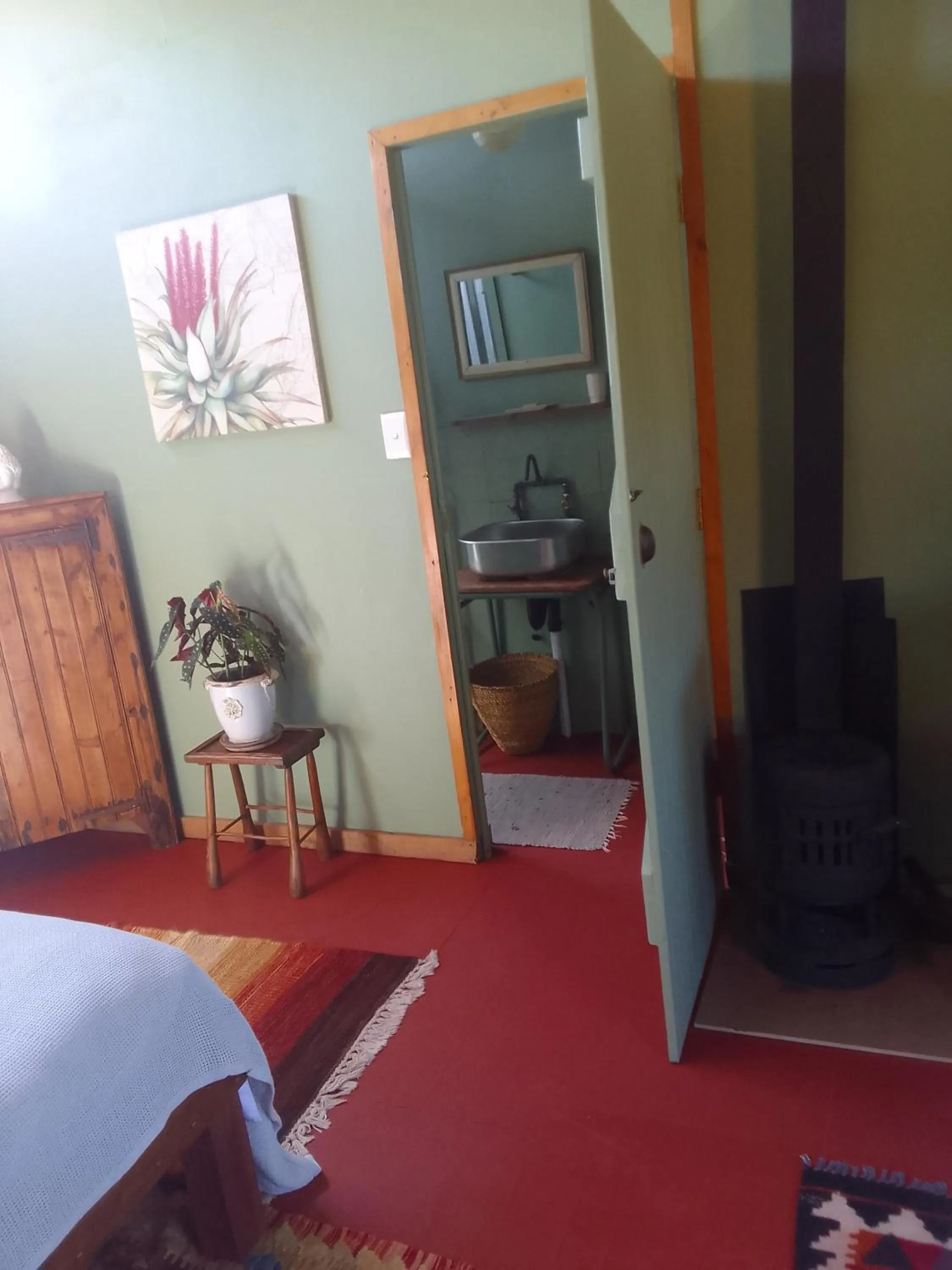 Bedroom, Bed in ECO Lodge Villa Villekula