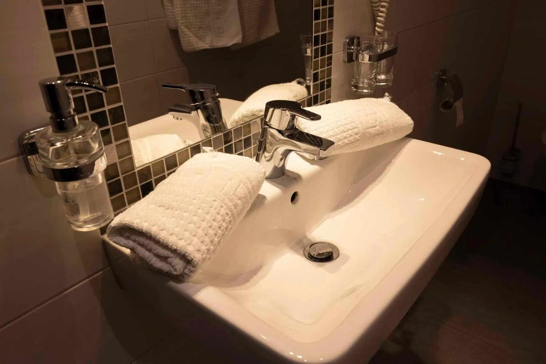 Bathroom in Hotel Rendsburg