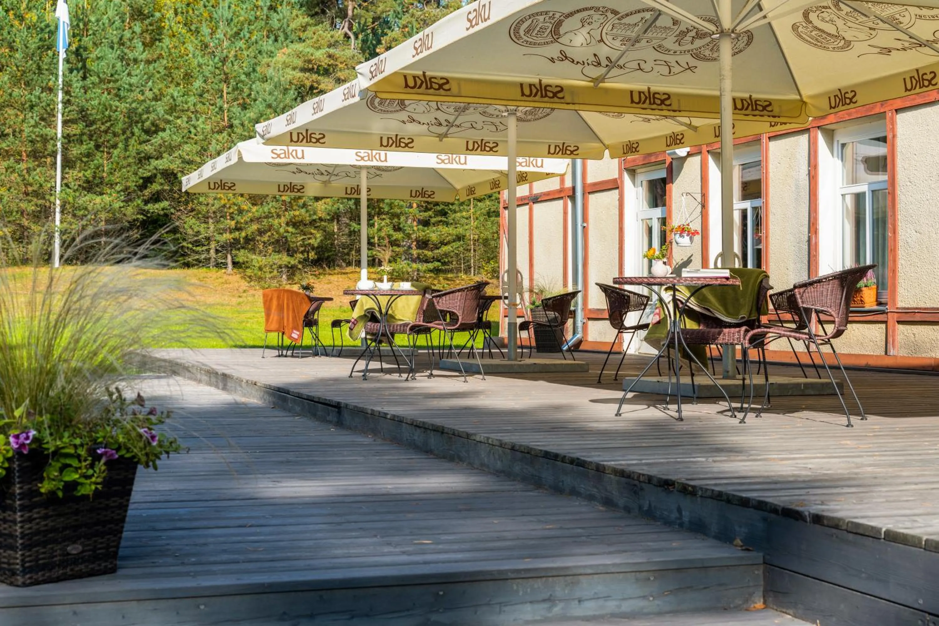 Patio in Verevi Motel