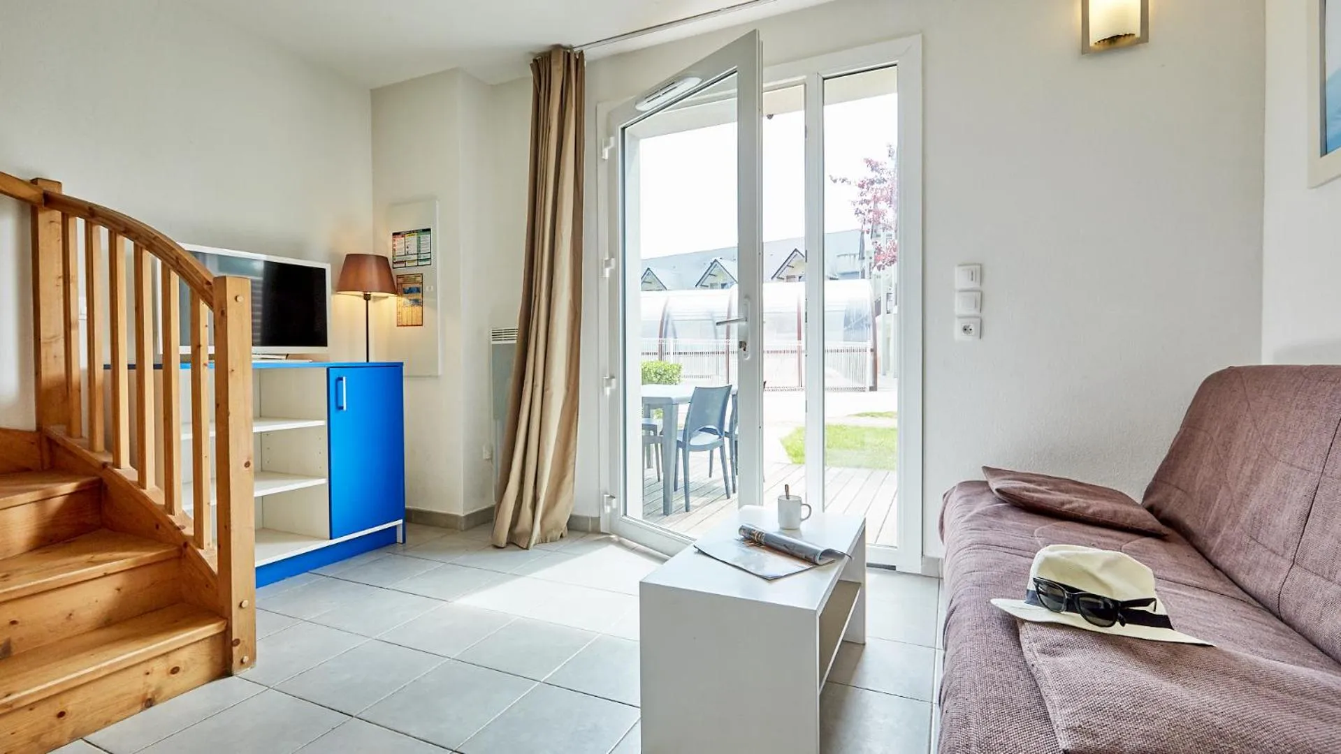 Living room in Résidence Vacancéole - Le Domaine de la Corniche