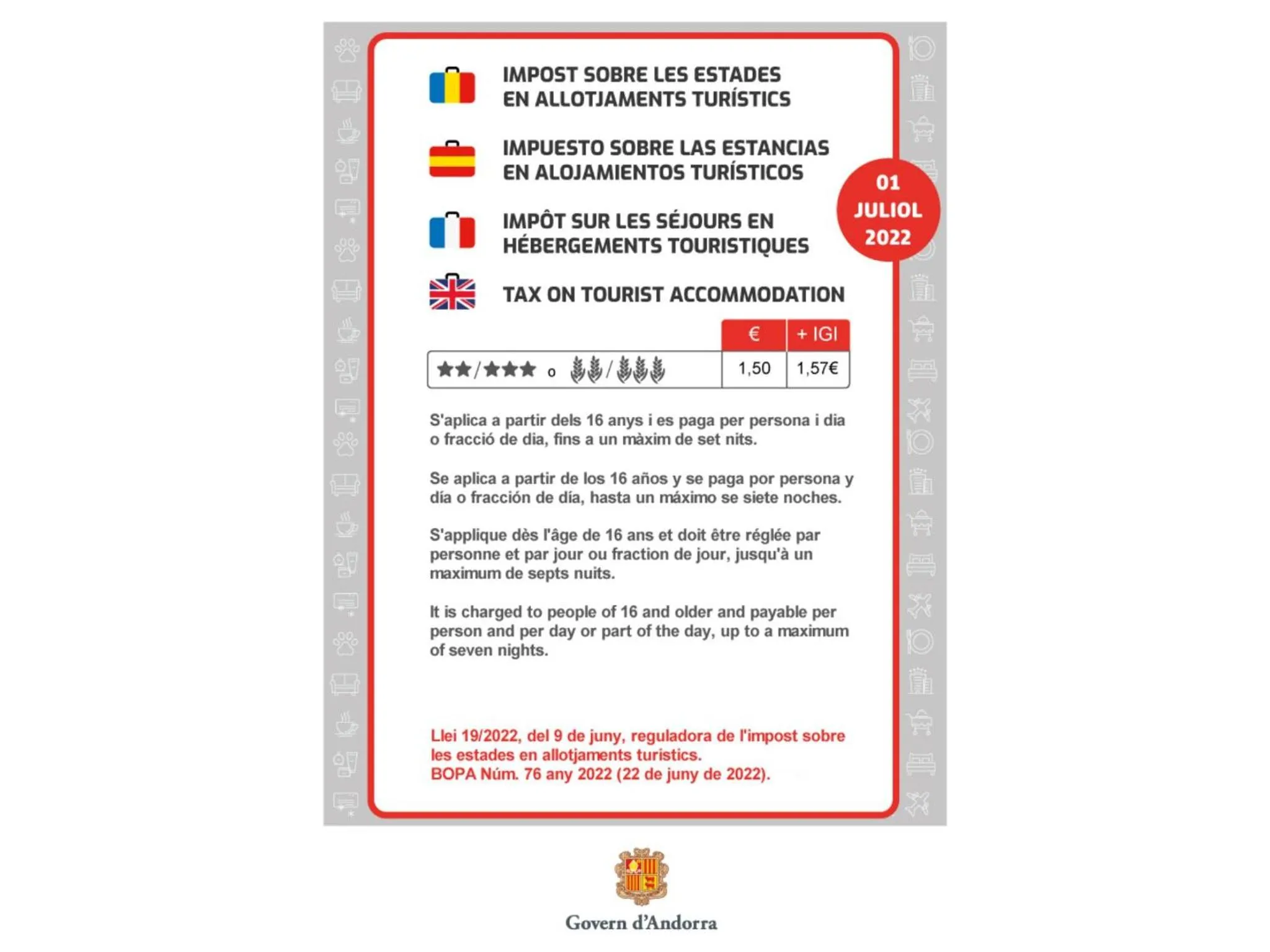 Certificate/Award in ApartHotel RIALB