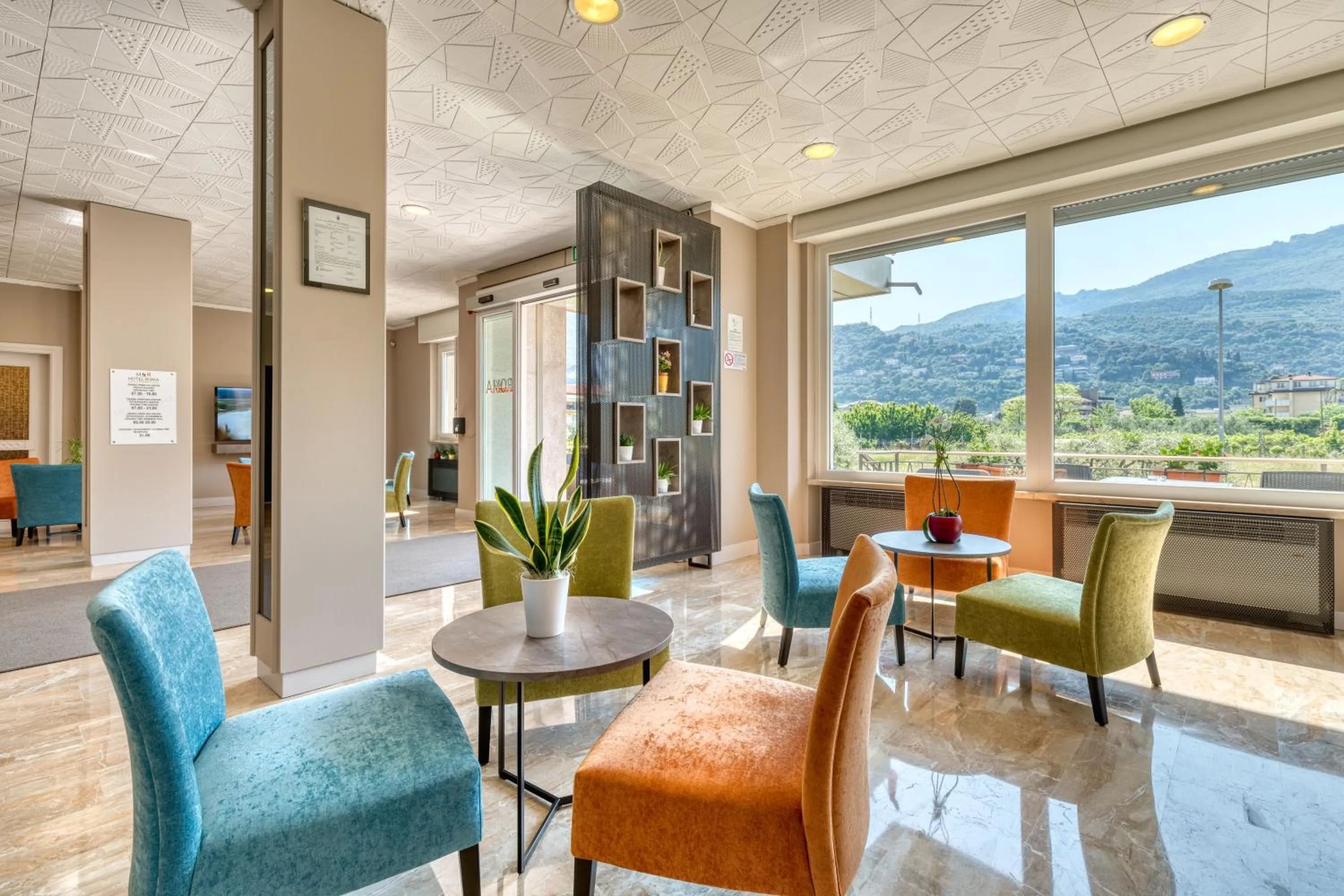 Lobby or reception in Hotel Roma