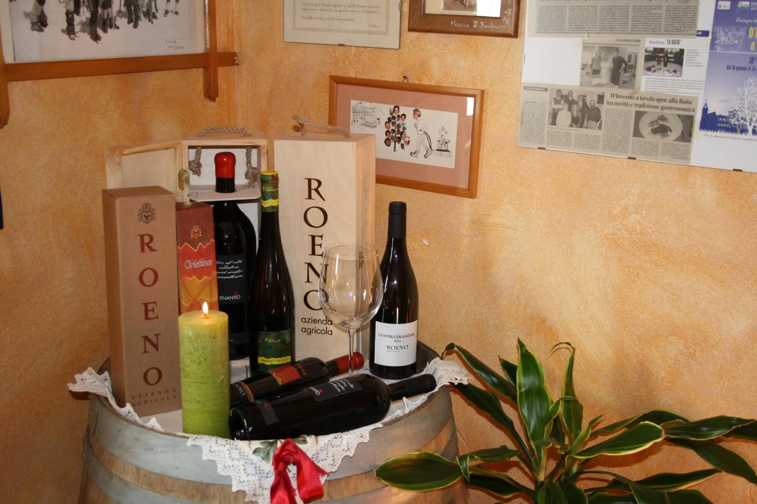 Alcoholic drinks in La Baita