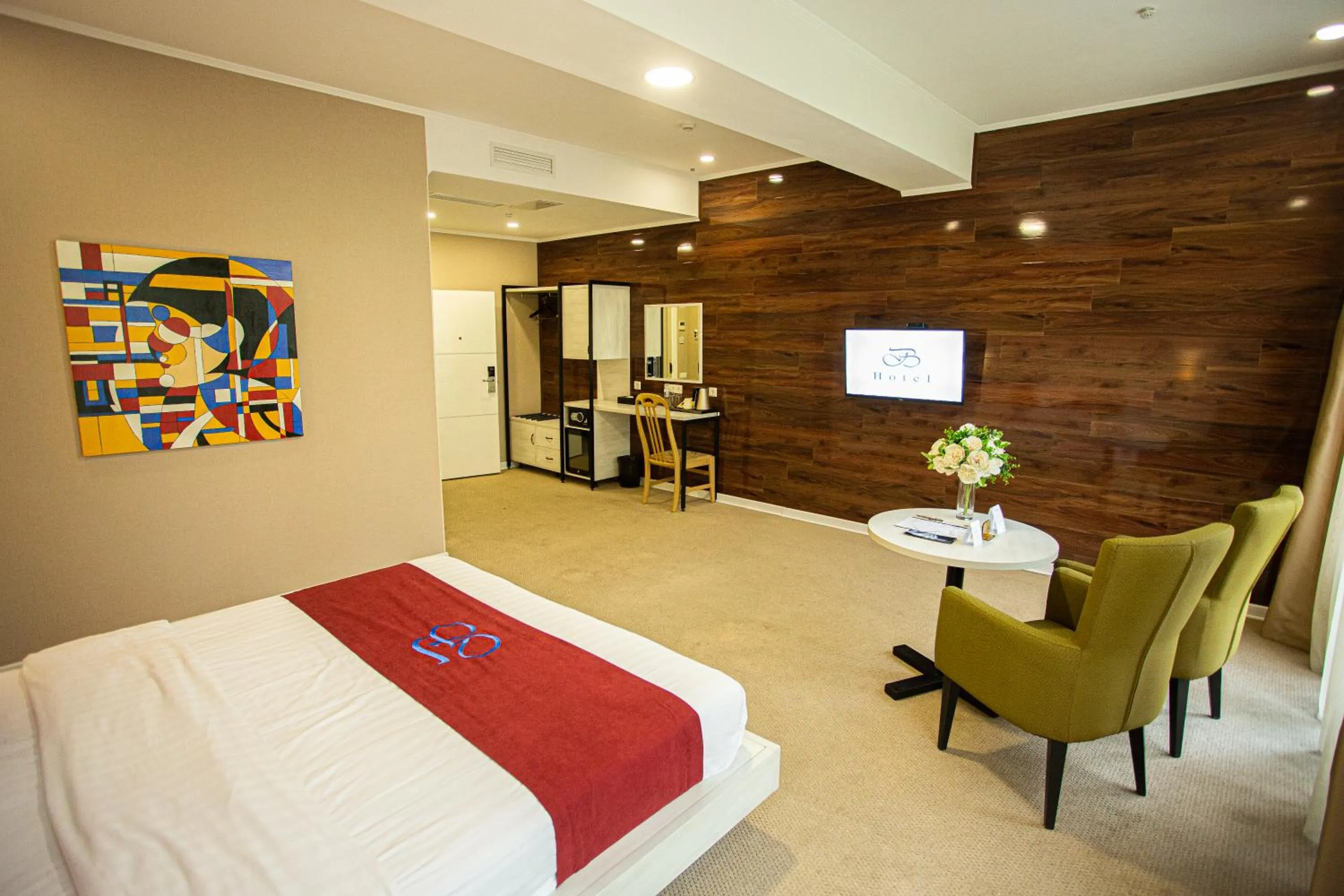 Photo of the whole room, Bed in B Hotel Bishkek