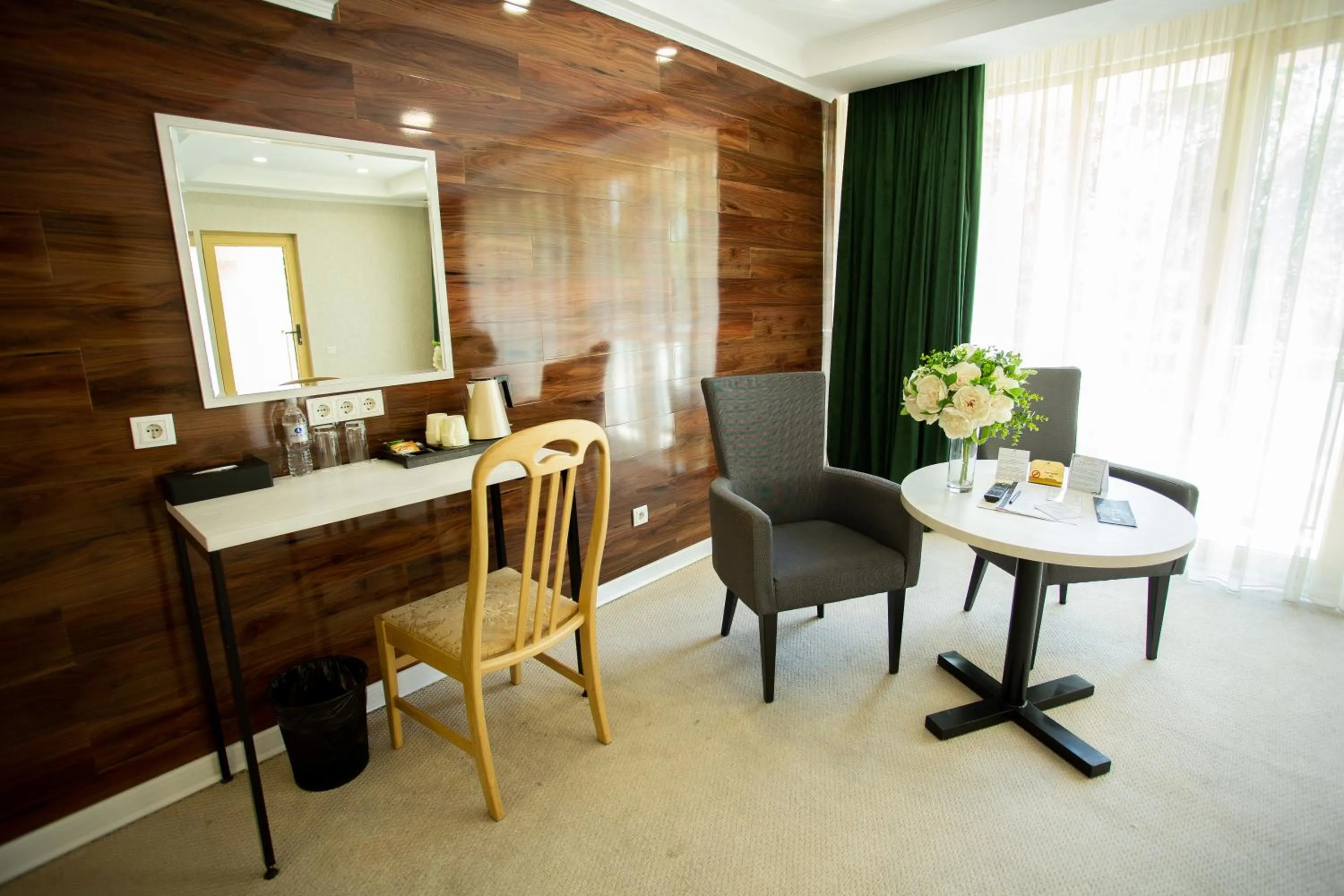 Seating area in B Hotel Bishkek