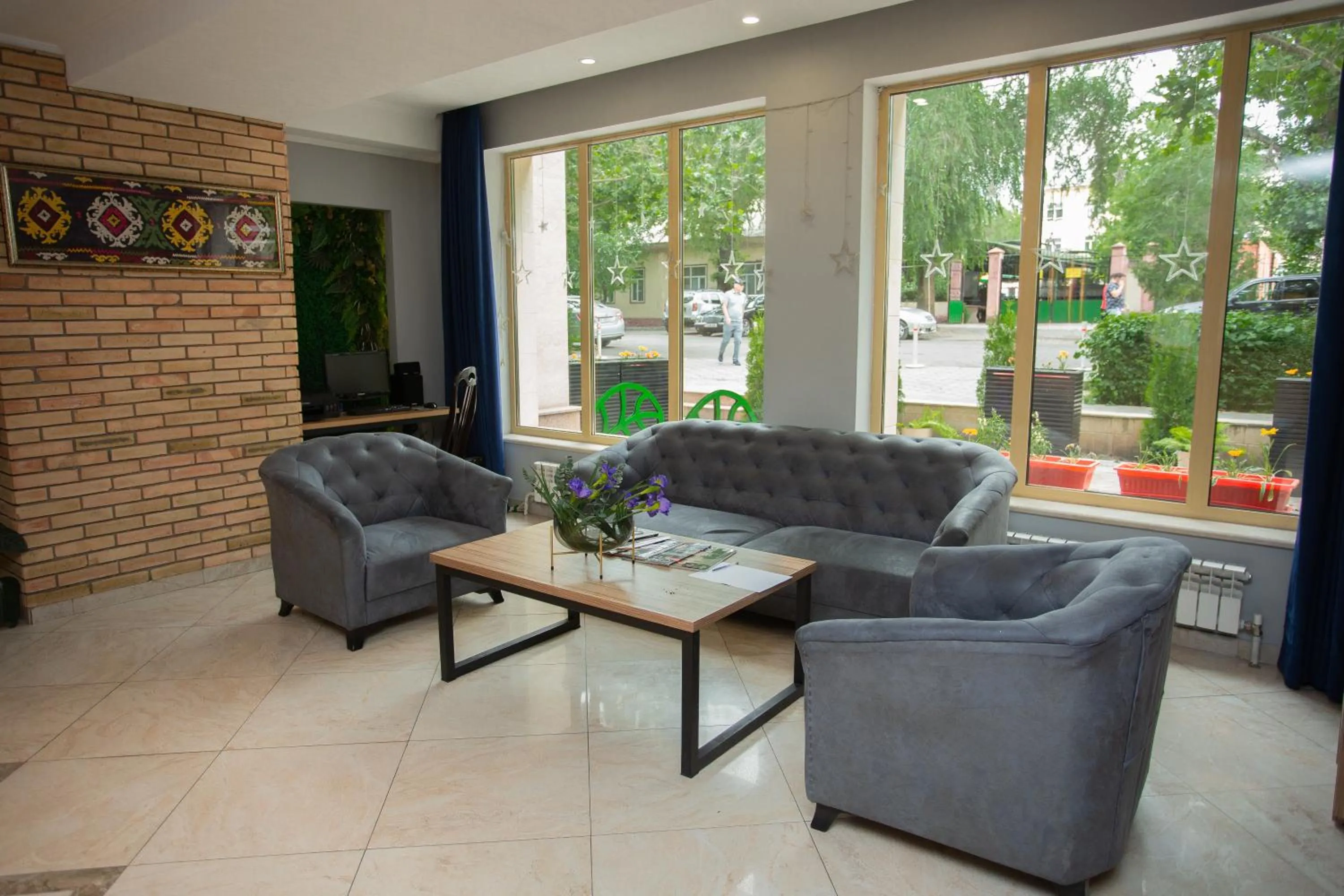 Property building in B Hotel Bishkek