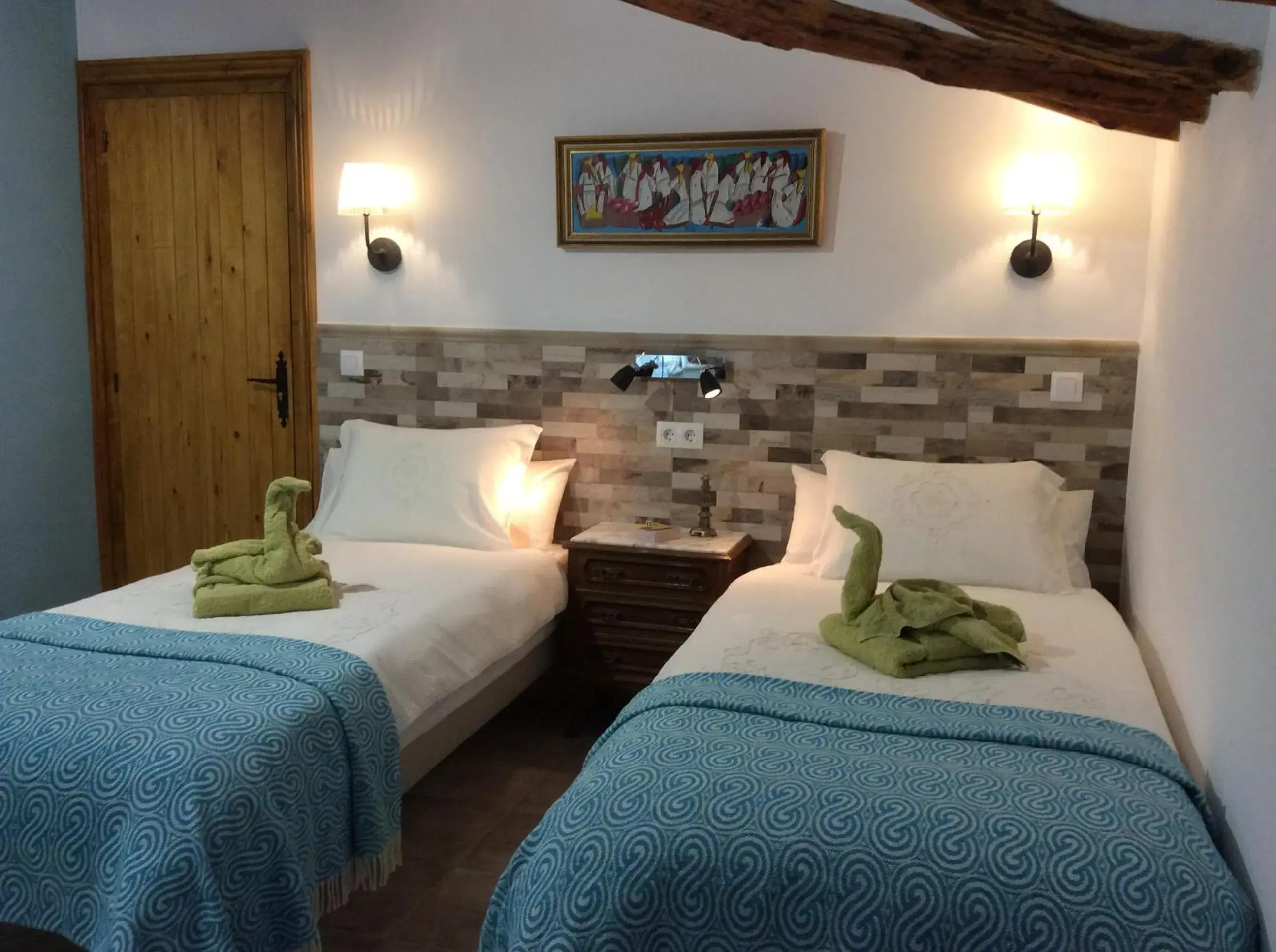 Standard Twin Room with Mountain View in Los Cuatro Vientos B&B Standard Twin Room with Mountain View in Los Cuatro Vientos B&B