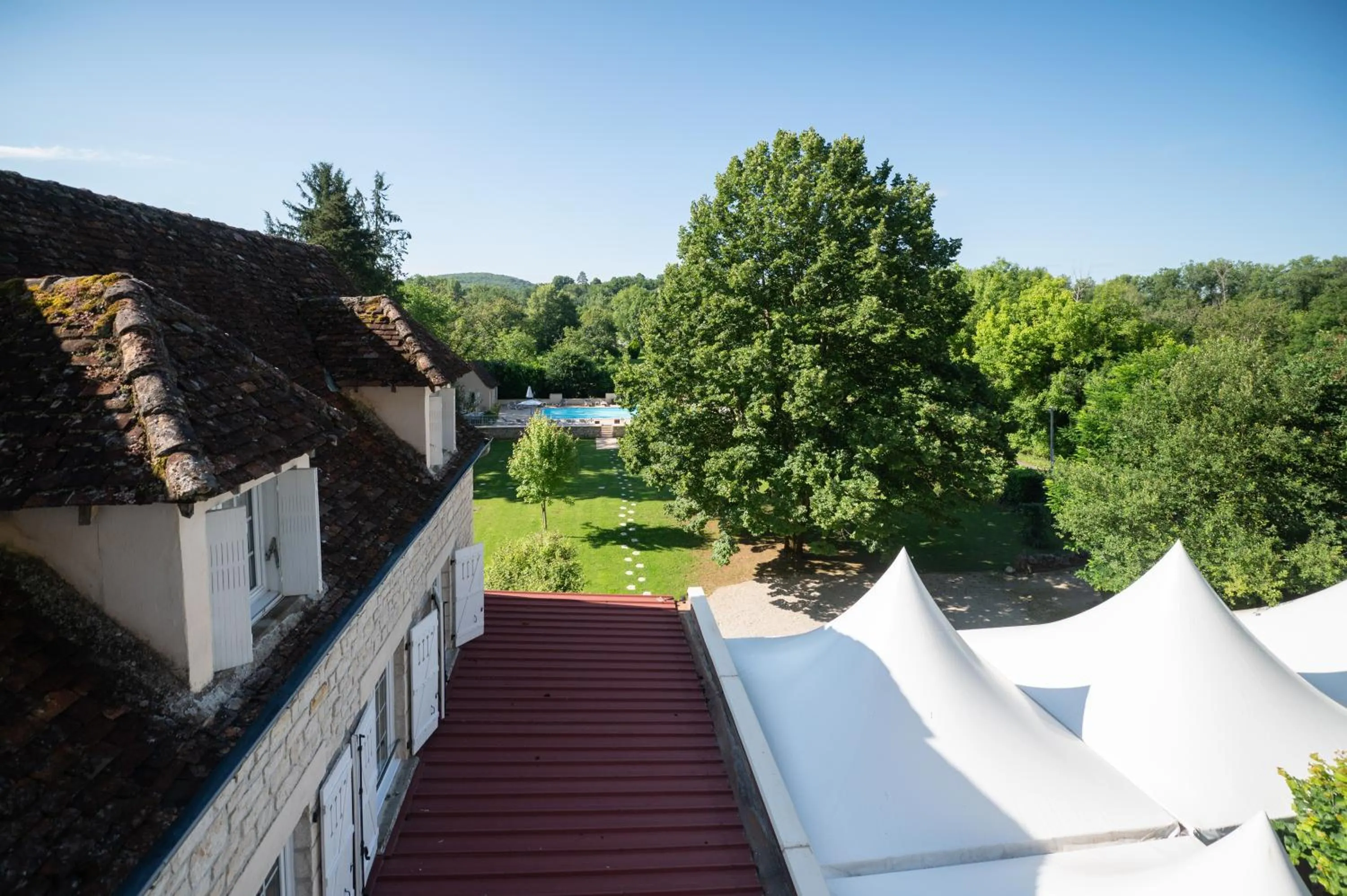 View (from property/room) in Logis Hôtels - Hôtel Restaurant Domaine Les Falaises