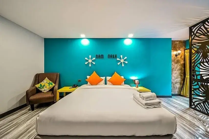 Bed in Nam Naka Boutique Hotel - SHA Plus Bed in Nam Naka Boutique Hotel - SHA Plus