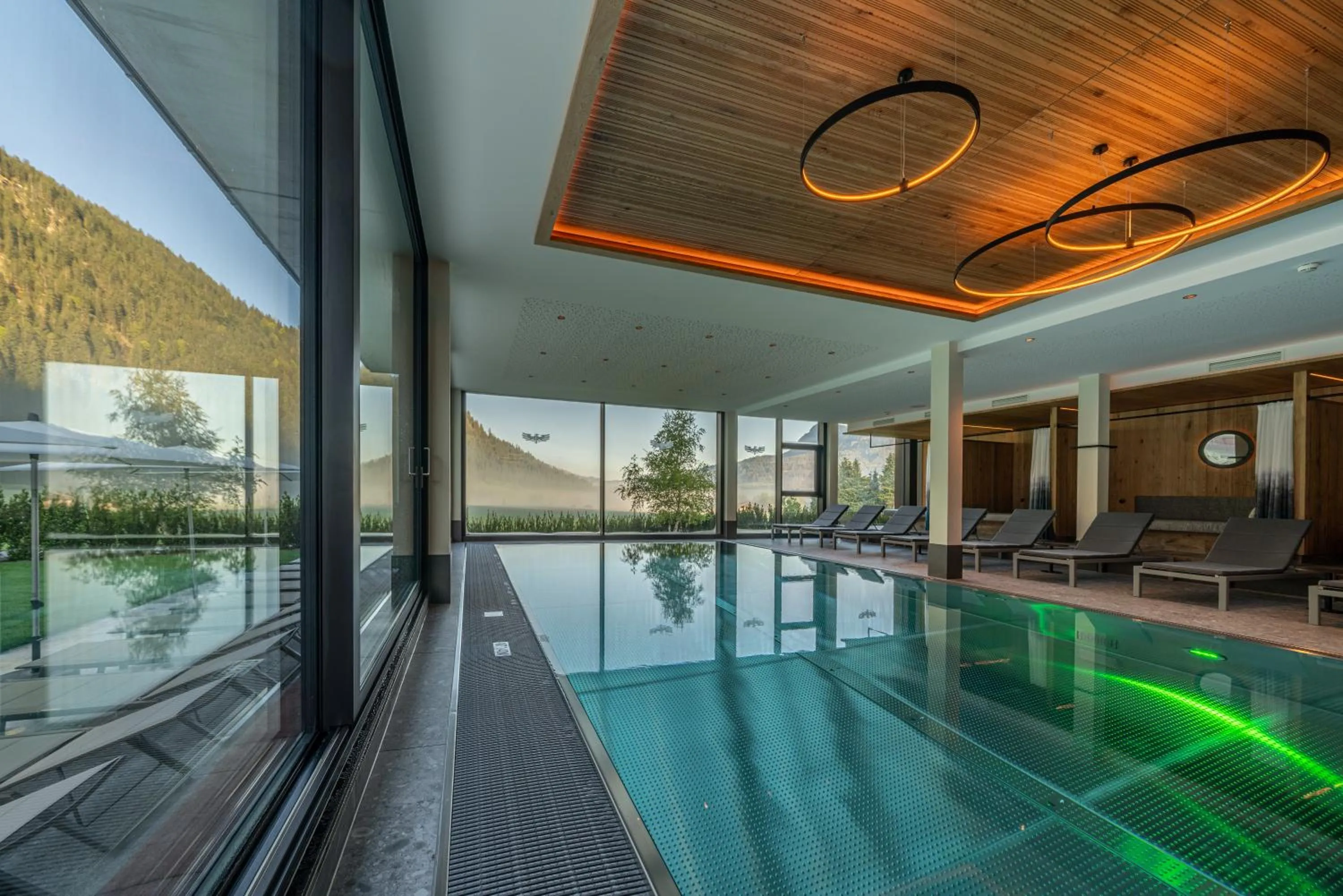 Swimming pool in Hotel Tyrol am Haldensee