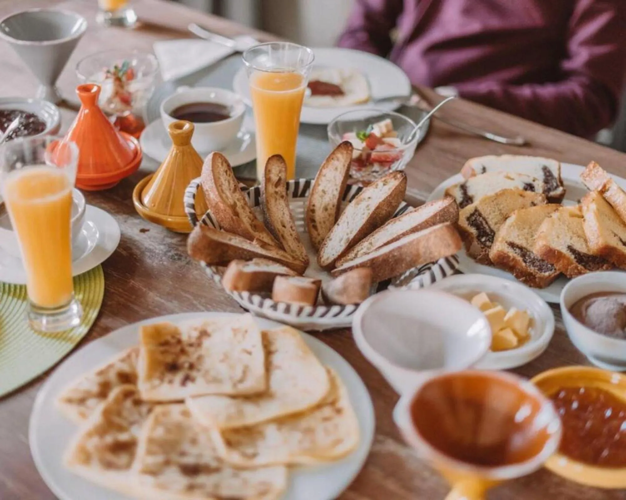 Breakfast in Riad Ushuaia La Villa - Centre Marrakech