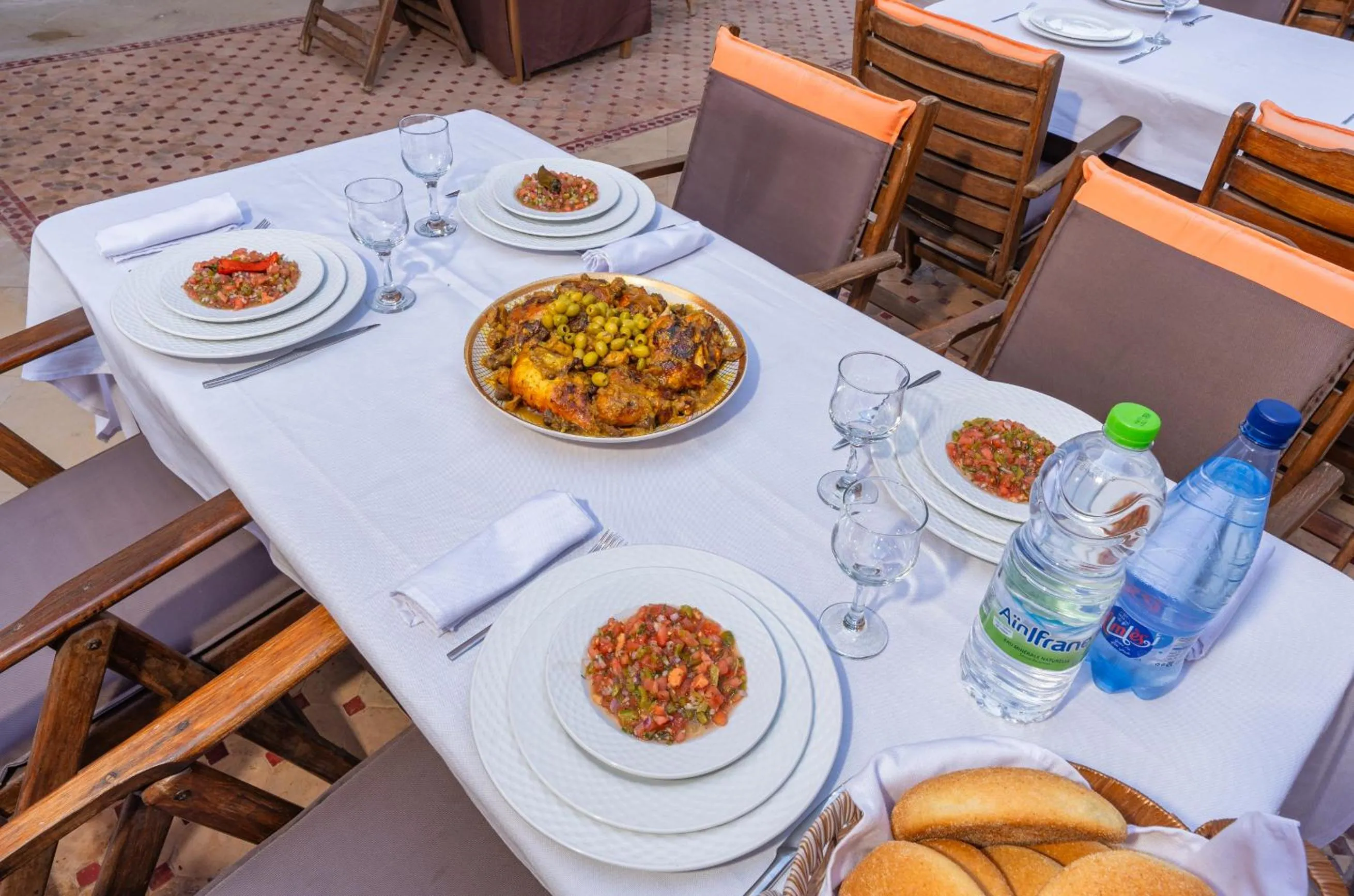 Lunch in Riad Ushuaia La Villa - Centre Marrakech