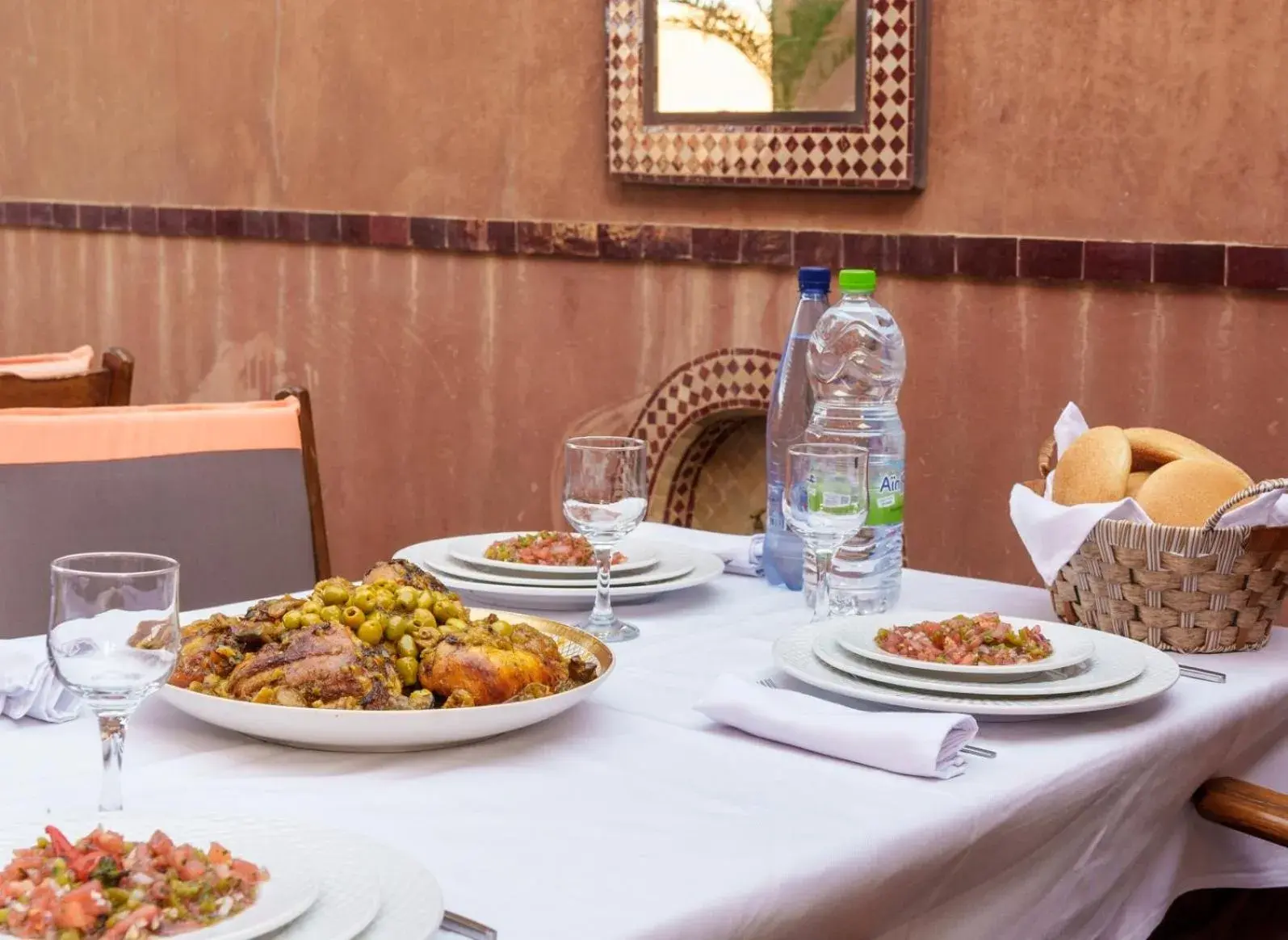 Restaurant/places to eat in Riad Ushuaia La Villa - Centre Marrakech Restaurant/places to eat in Riad Ushuaia La Villa - Centre Marrakech