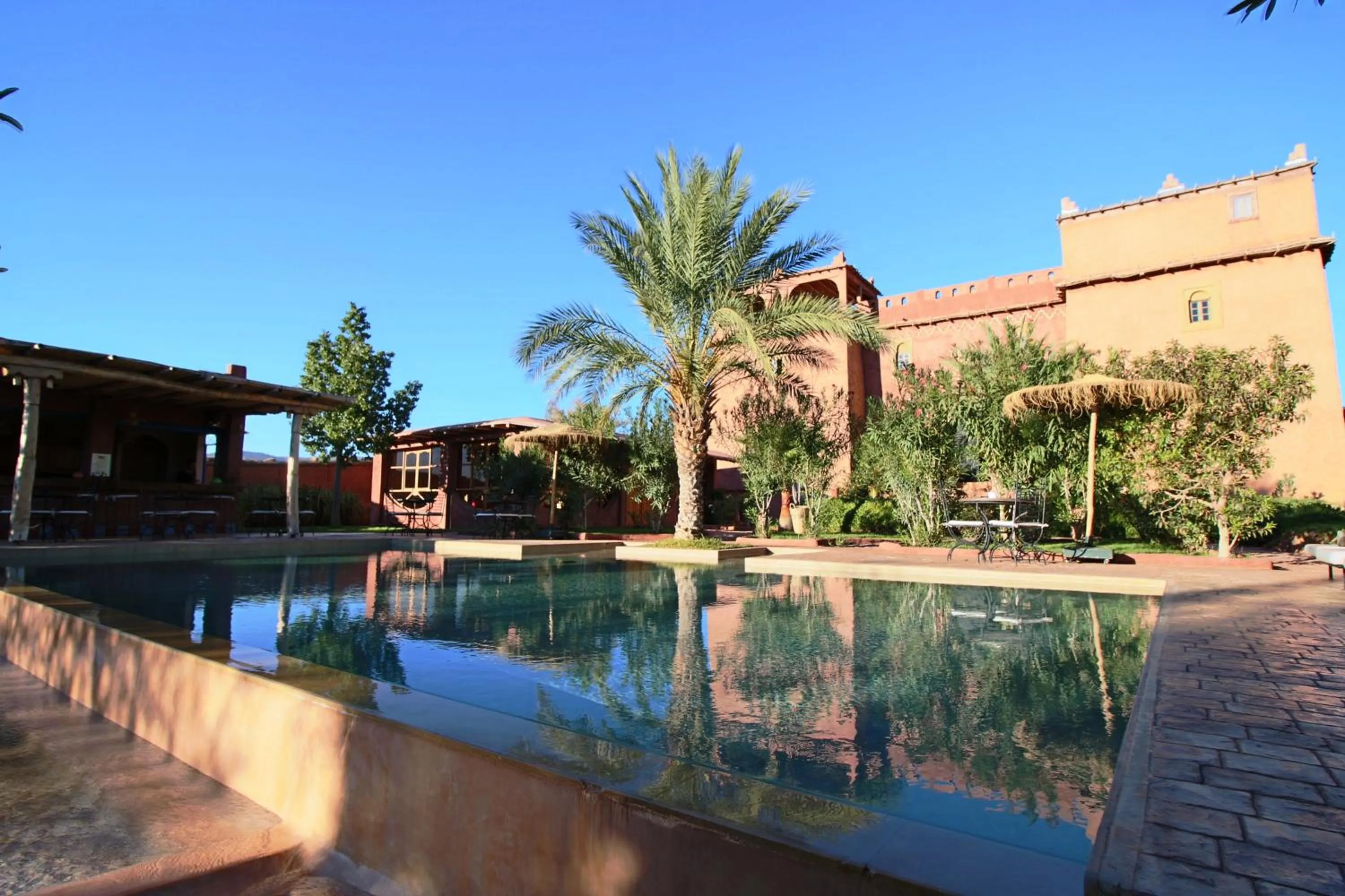 Swimming pool in La Kasbah d'Ouzoud