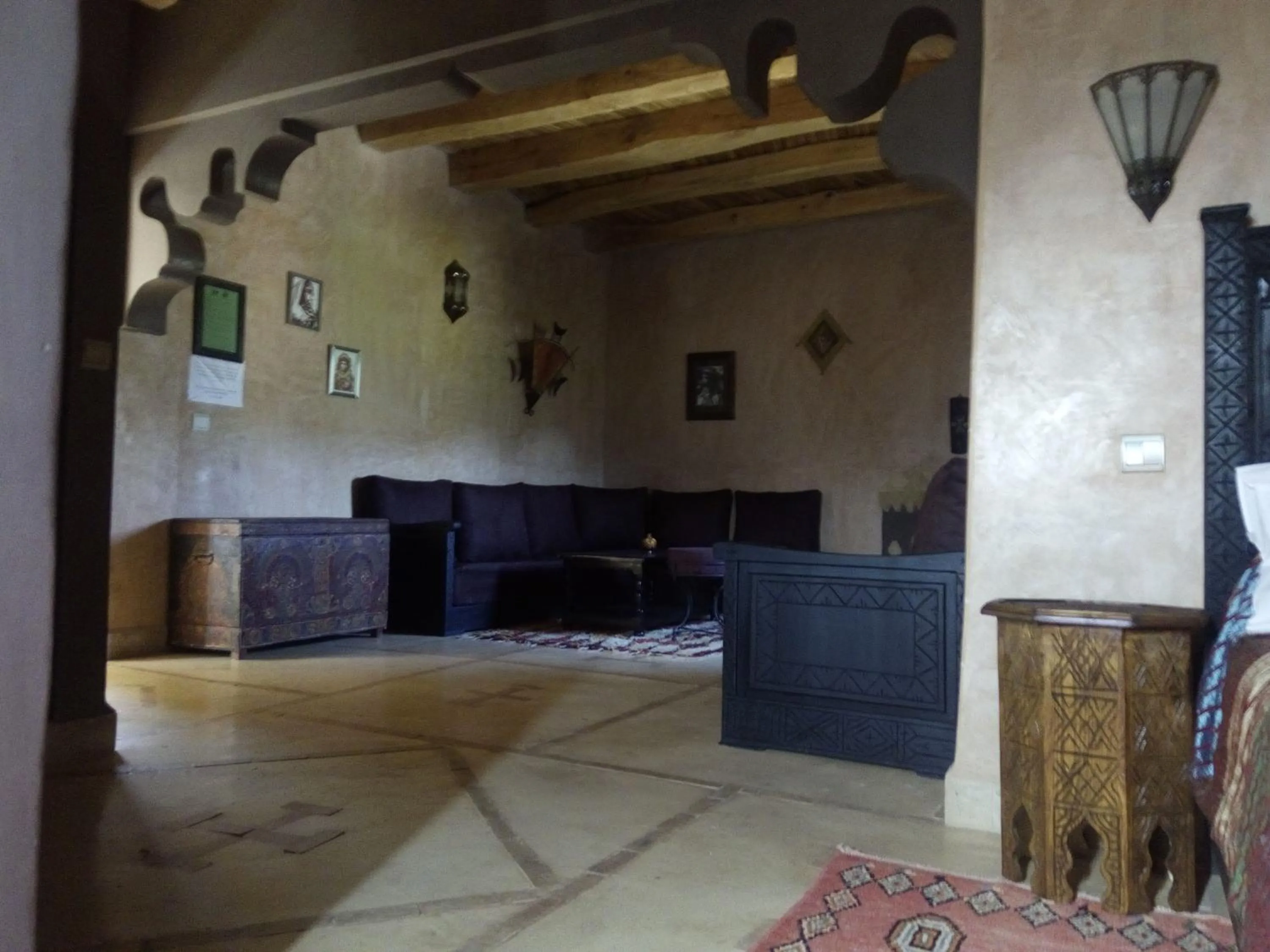 Living room in La Kasbah d'Ouzoud