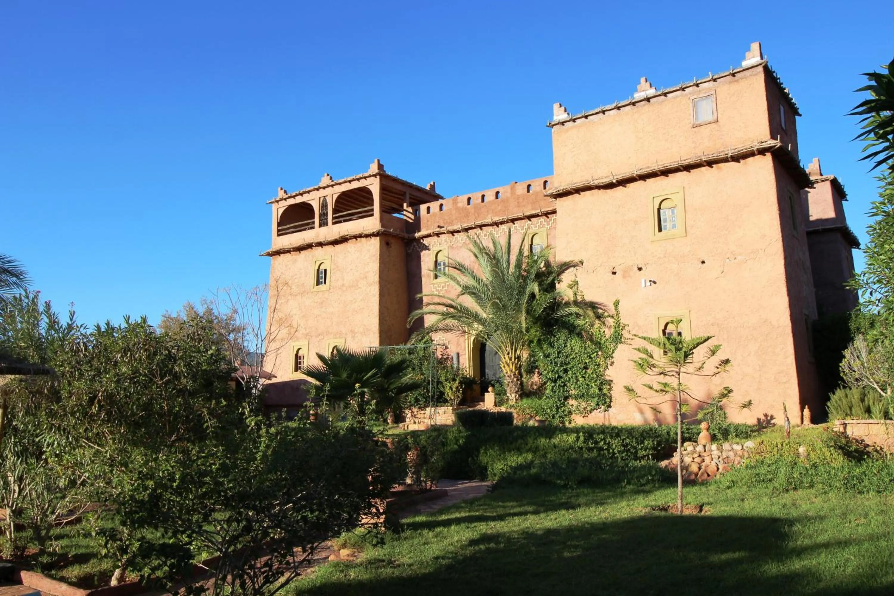 Garden view in La Kasbah d'Ouzoud