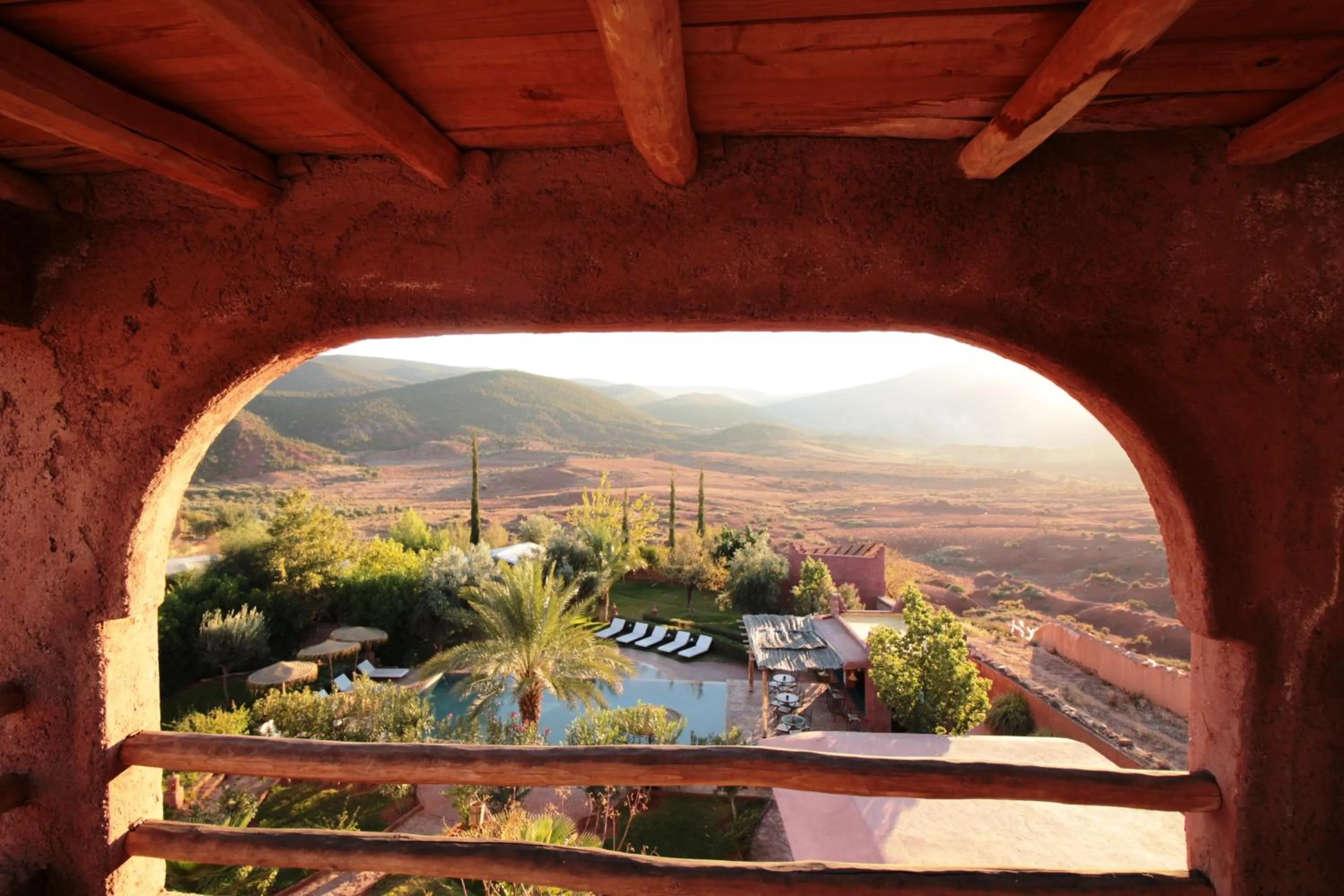 Garden view in La Kasbah d'Ouzoud