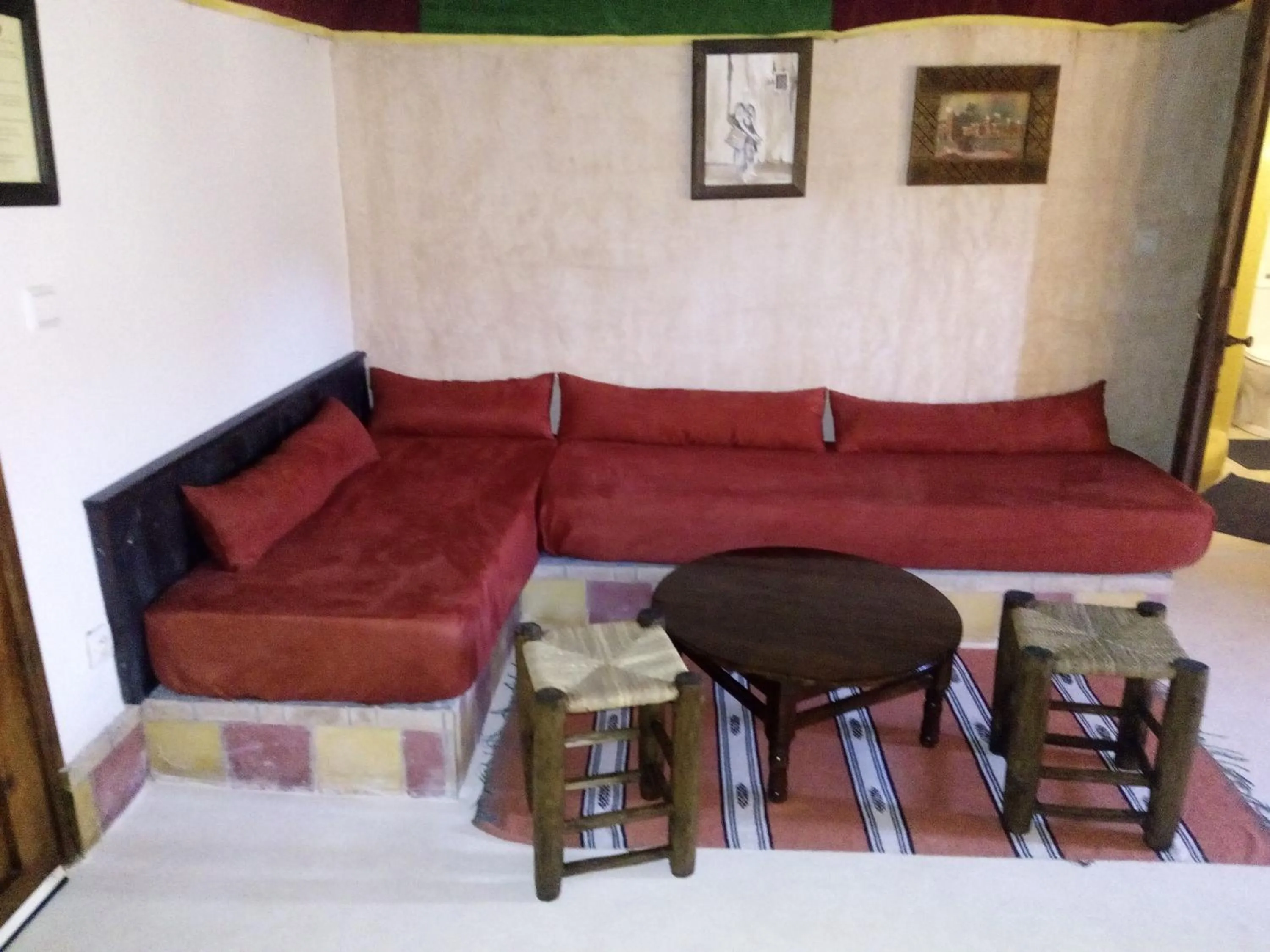 Living room in La Kasbah d'Ouzoud