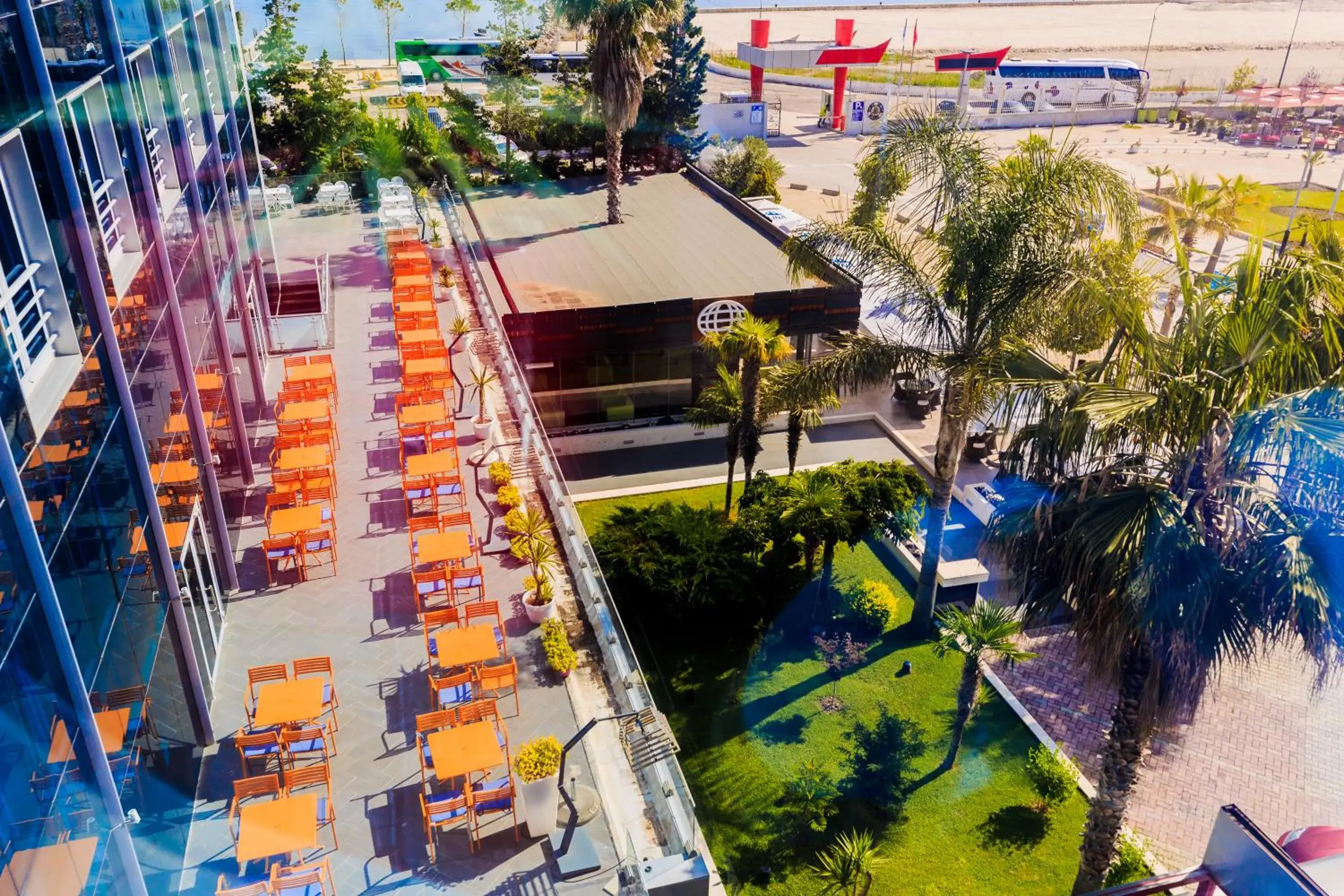 Bird's eye view in Hotel Vlora International Bird's eye view in Hotel Vlora International