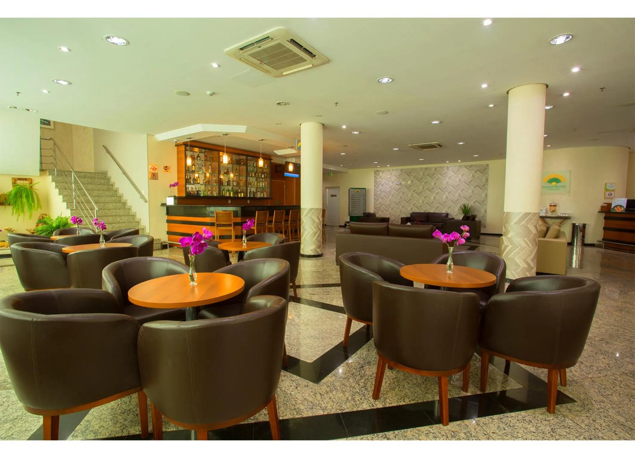 Living room in Leques Brasil Hotel Escola