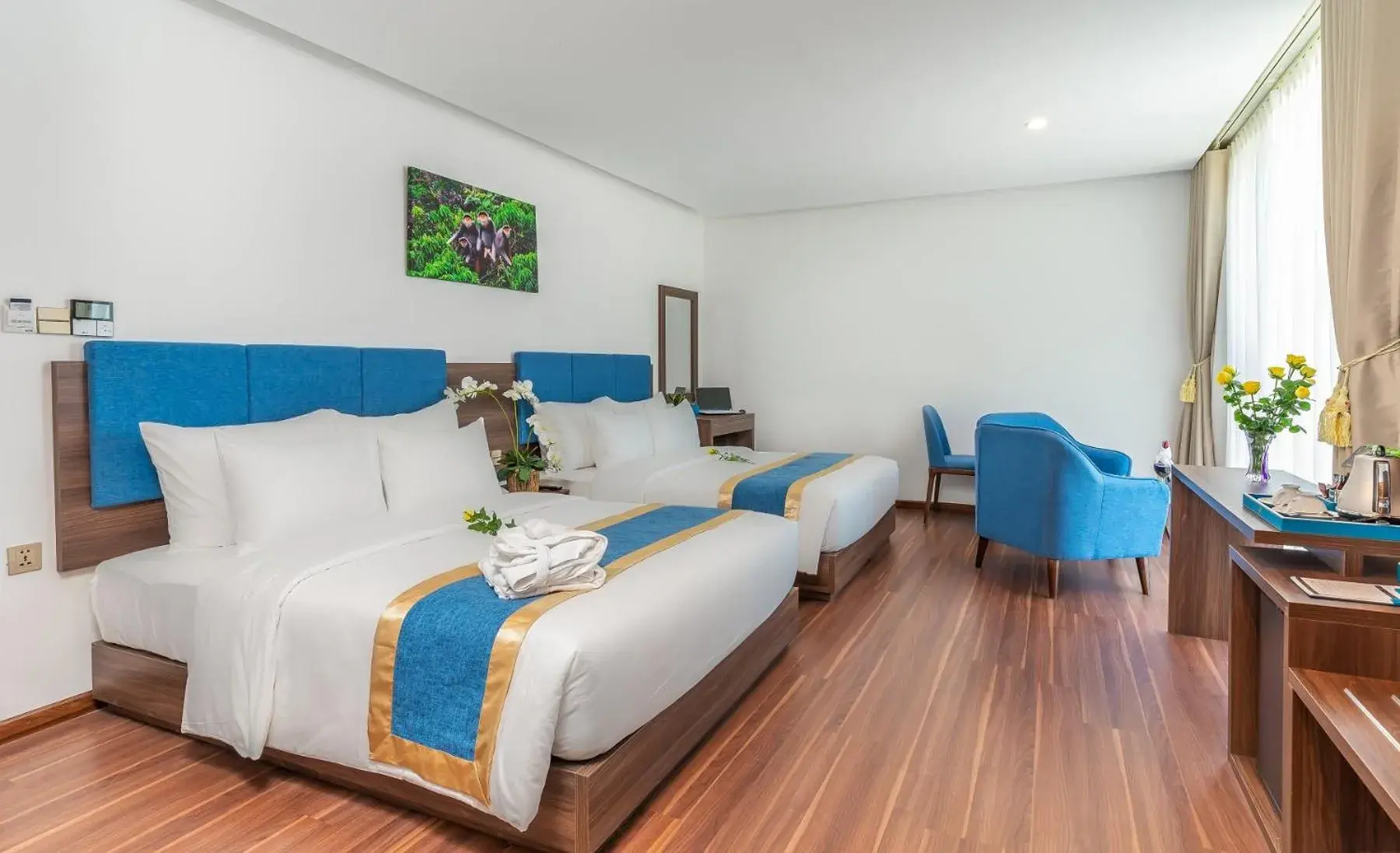 Bed in Grand Gold Hotel Bed in Grand Gold Hotel