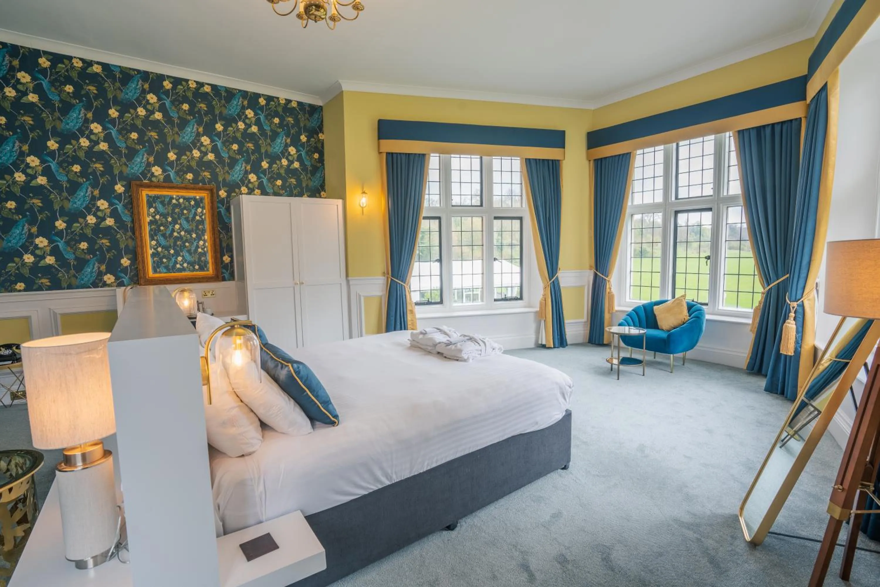 Bed in Broome Park Hotel