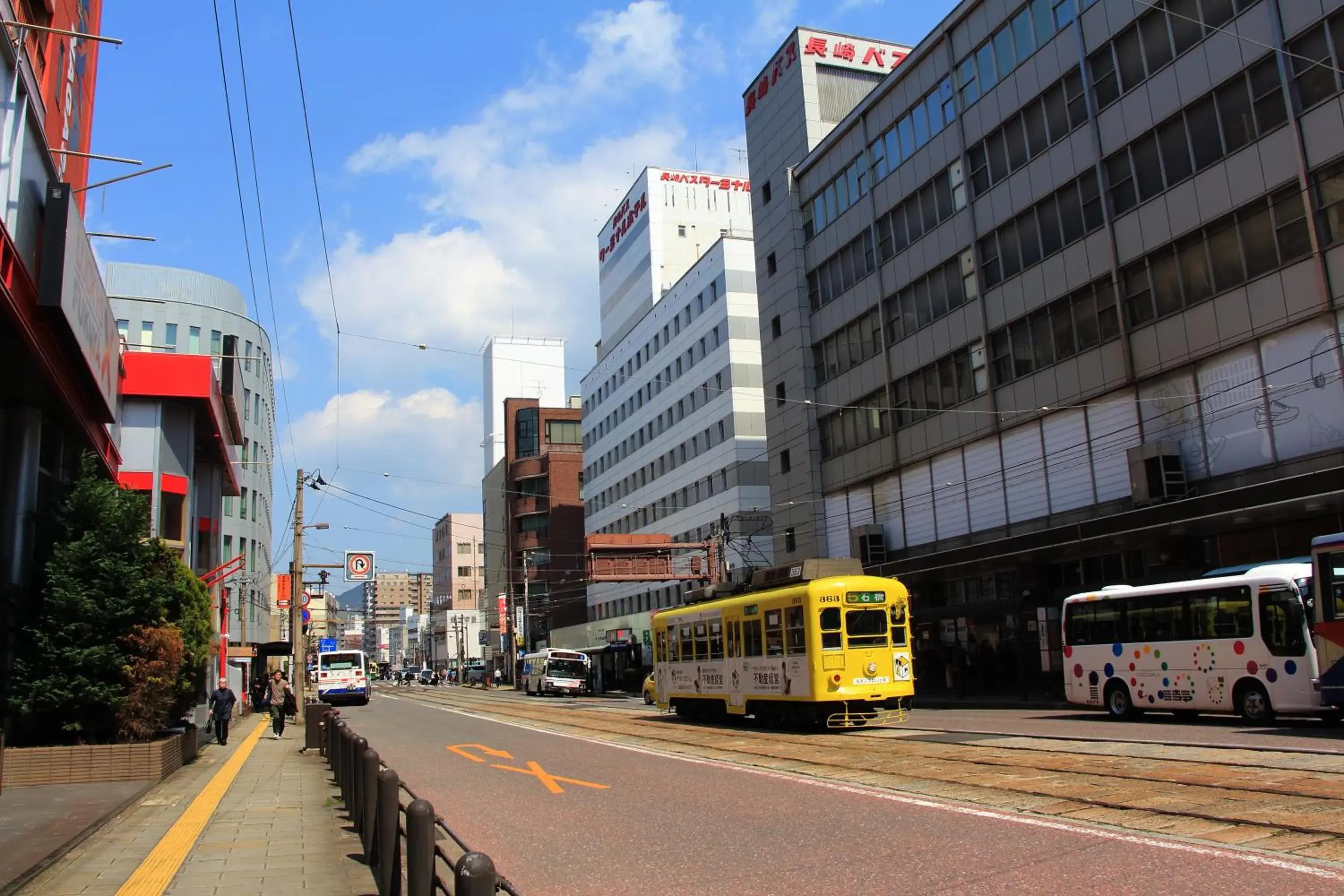 Property building in Nagasaki Bus Terminal Hotel Property building in Nagasaki Bus Terminal Hotel