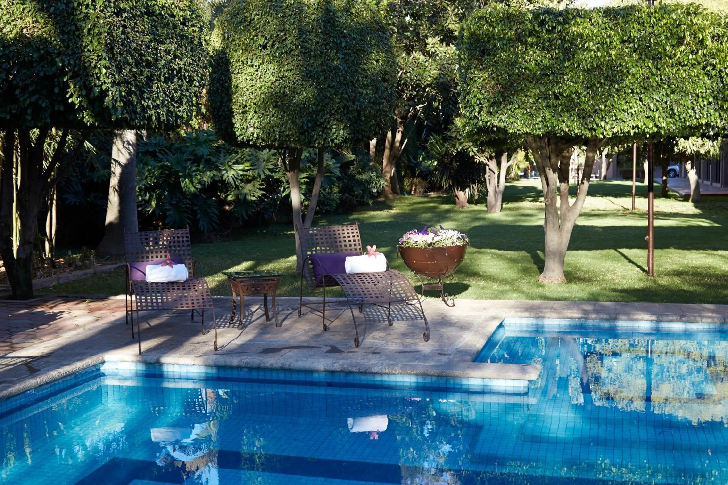 Pool view in Meson del Valle