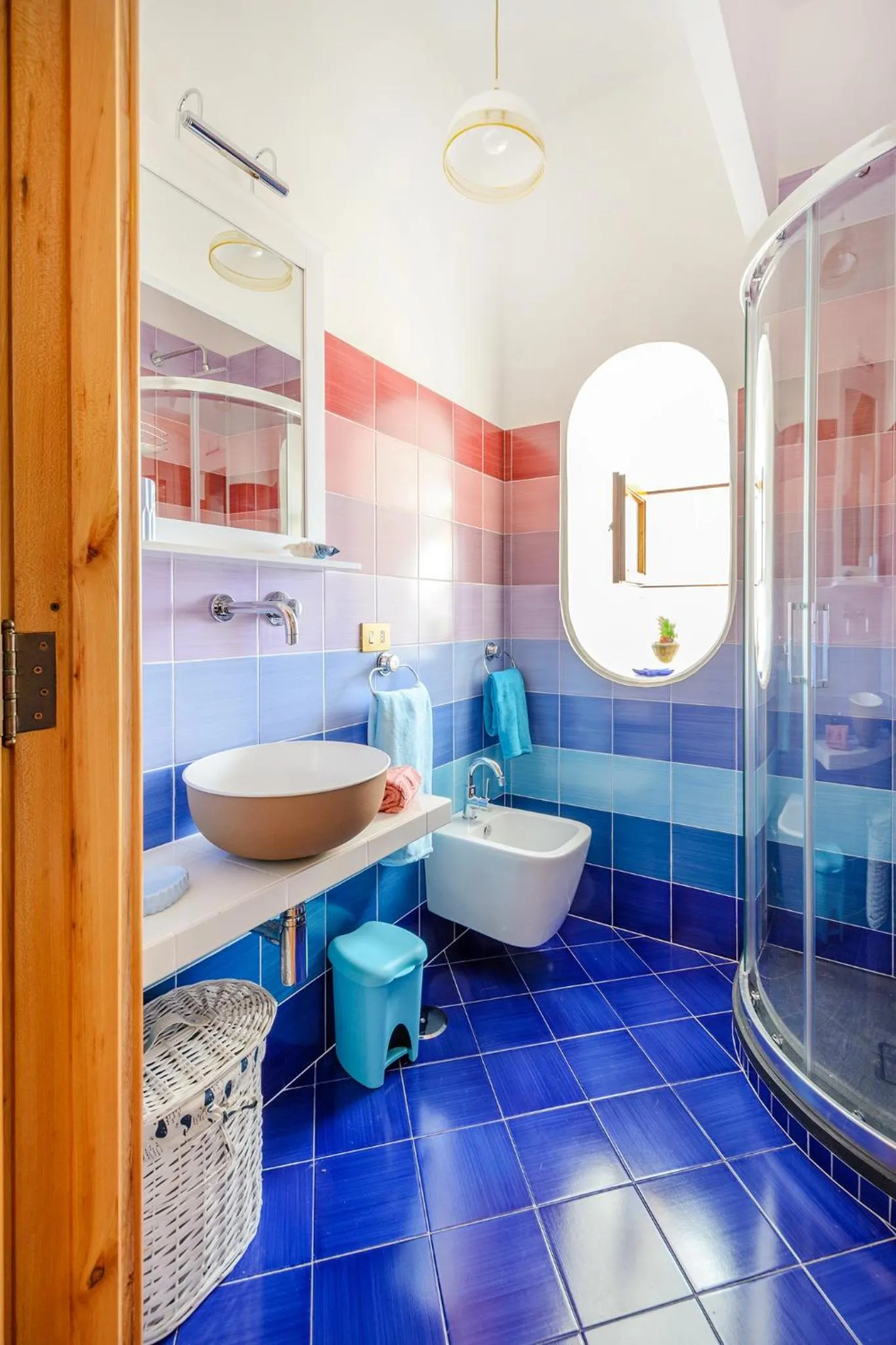 Shower in B&B Al Mare Sorrento