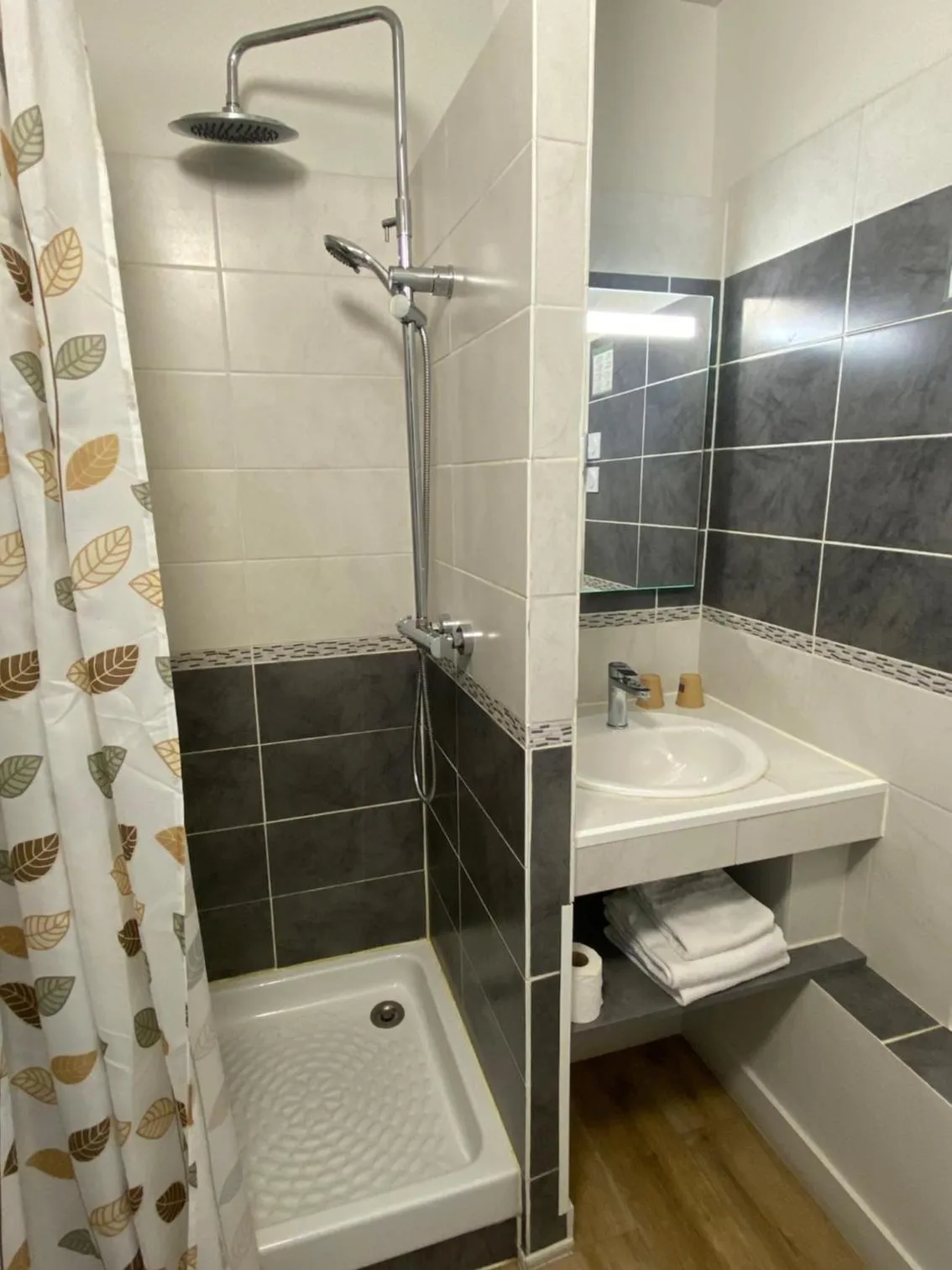 Shower in Hotel de Bretagne