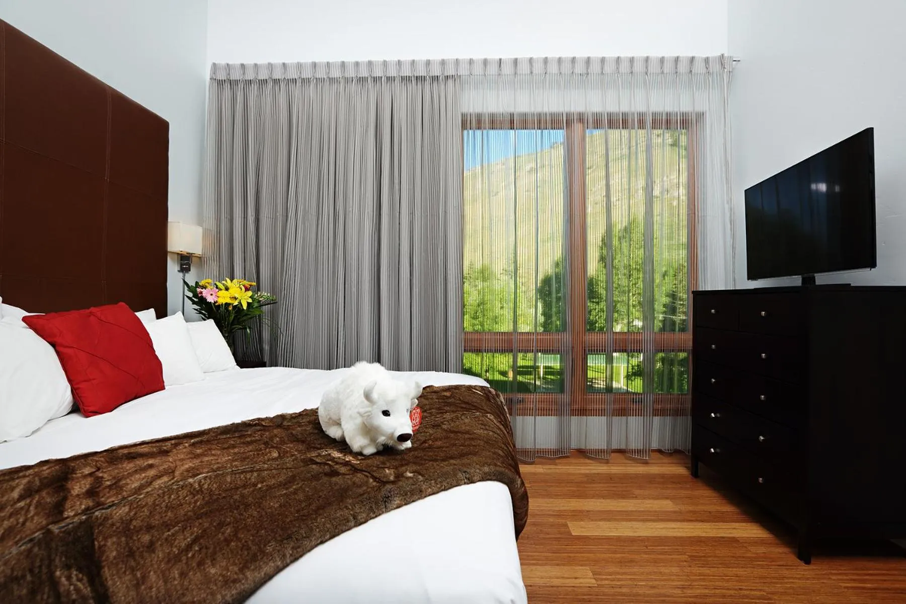 Bed in The White Buffalo Club