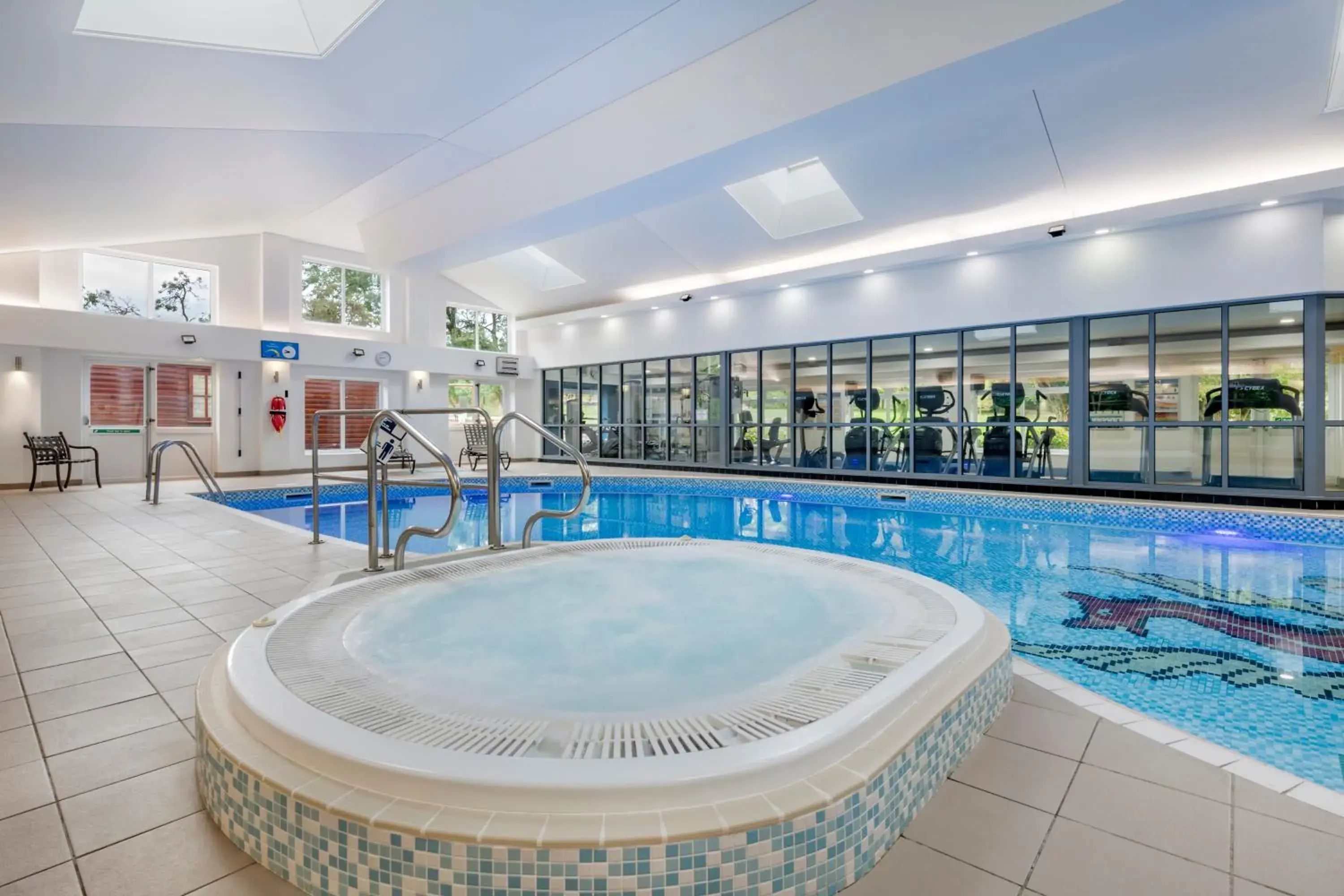 Swimming pool in Thurnham Hall Resort Swimming pool in Thurnham Hall Resort