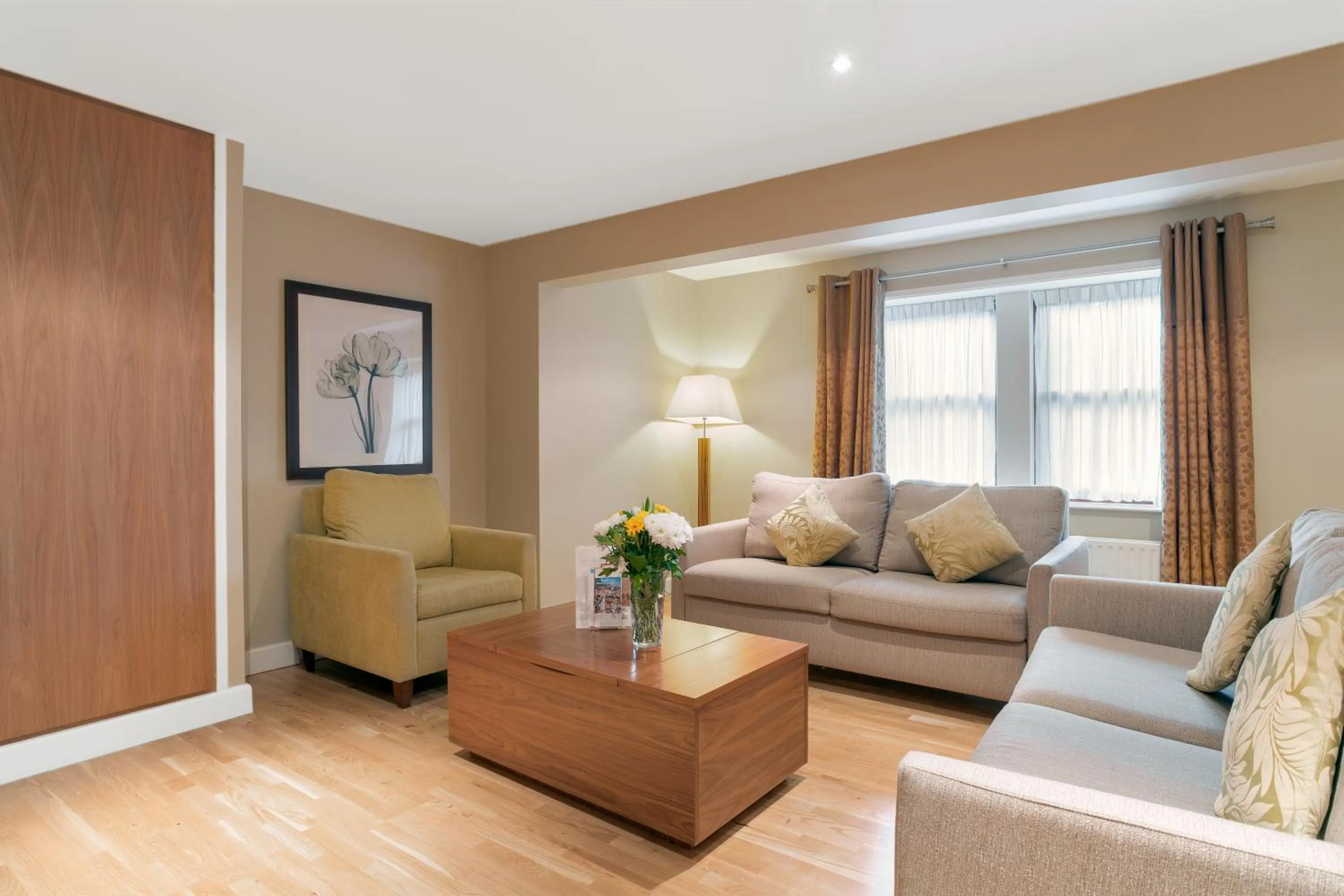 Living room in Thurnham Hall Resort