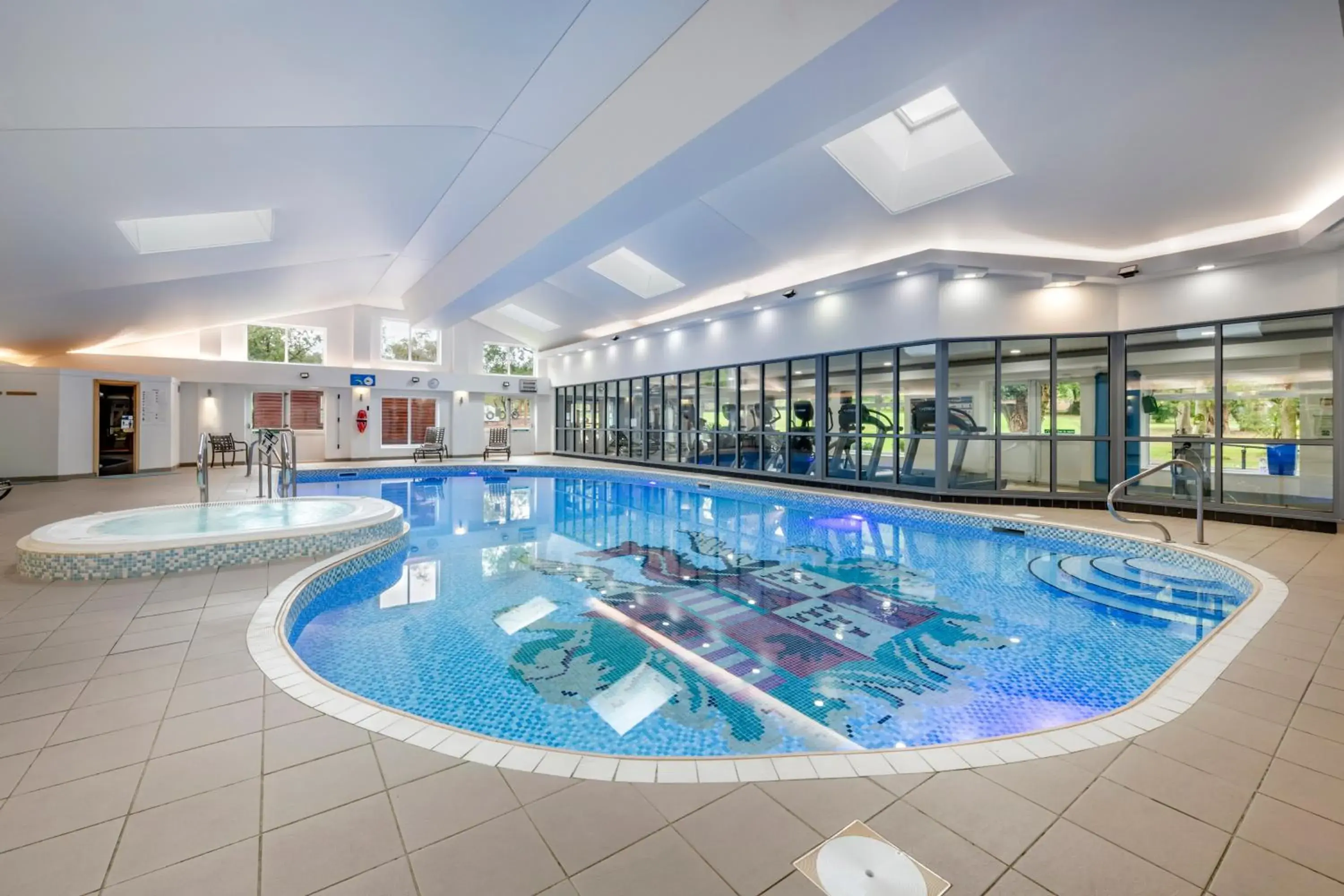 Swimming pool in Thurnham Hall Resort Swimming pool in Thurnham Hall Resort