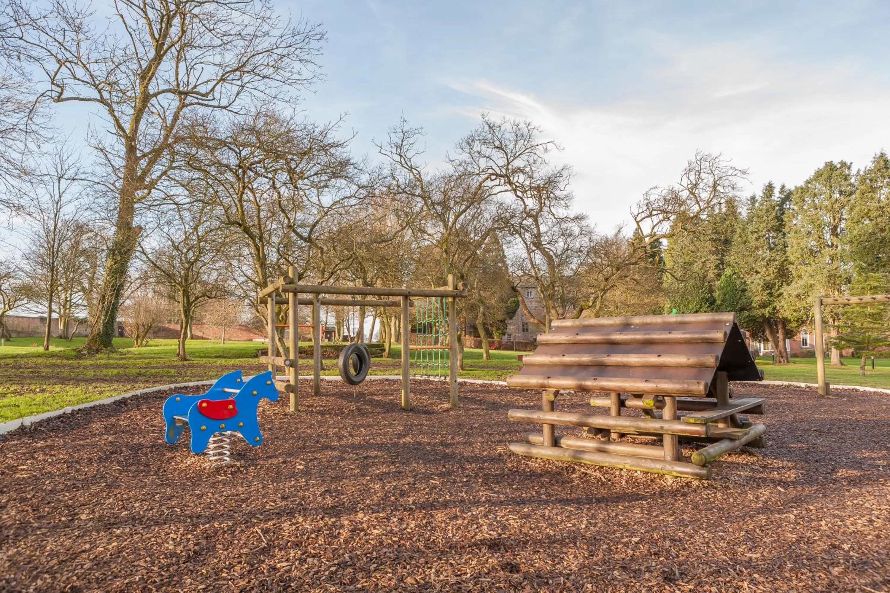 Children play ground in Thurnham Hall Resort