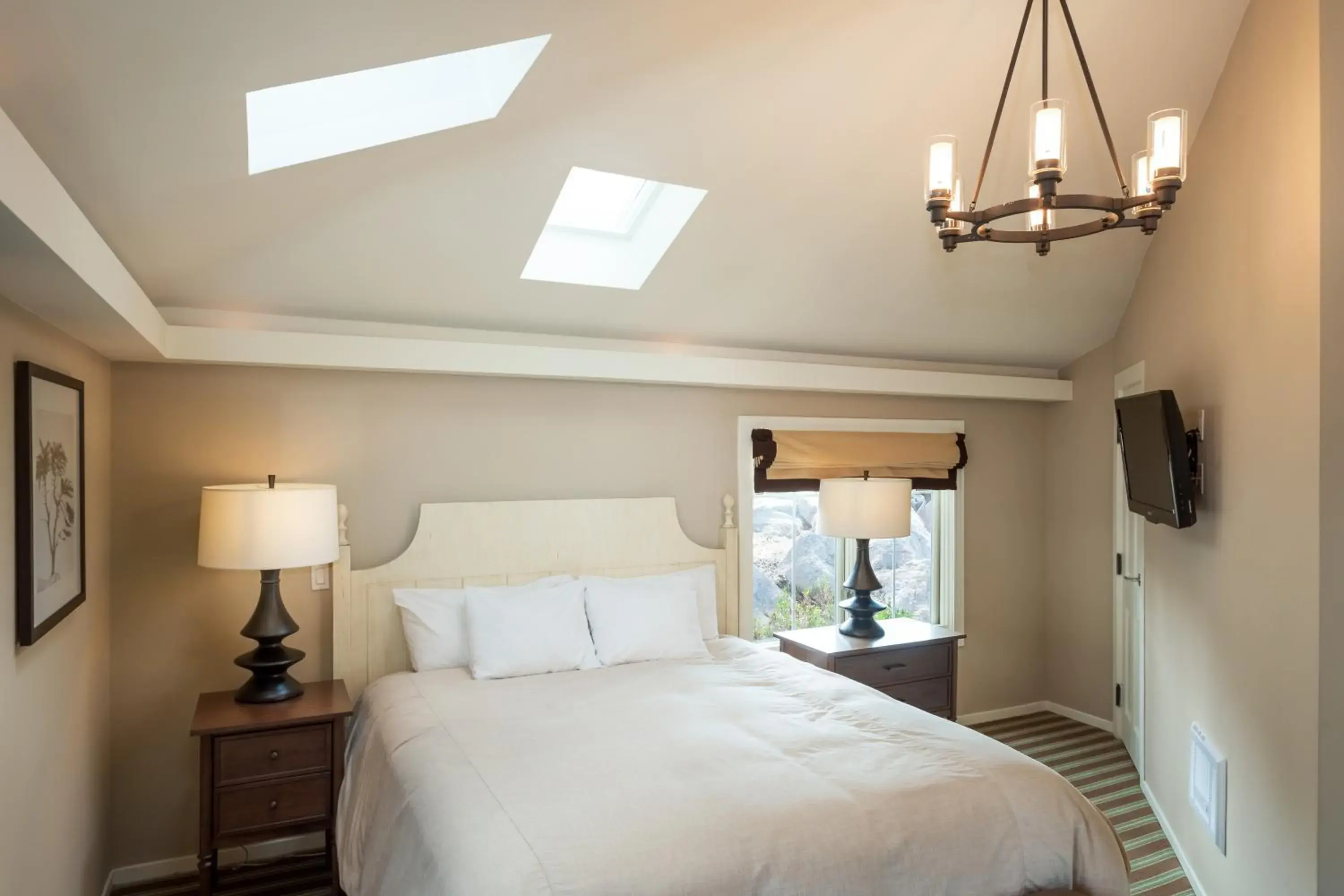 Bed in Lighthouse Lodge & Cottages Bed in Lighthouse Lodge & Cottages