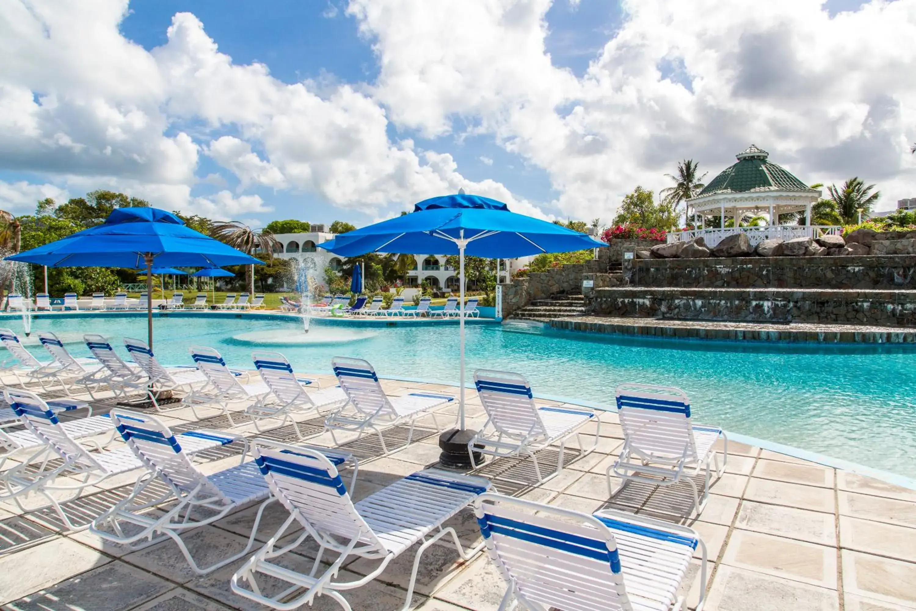 Pool view in Jolly Beach Antigua - All Inclusive Pool view in Jolly Beach Antigua - All Inclusive