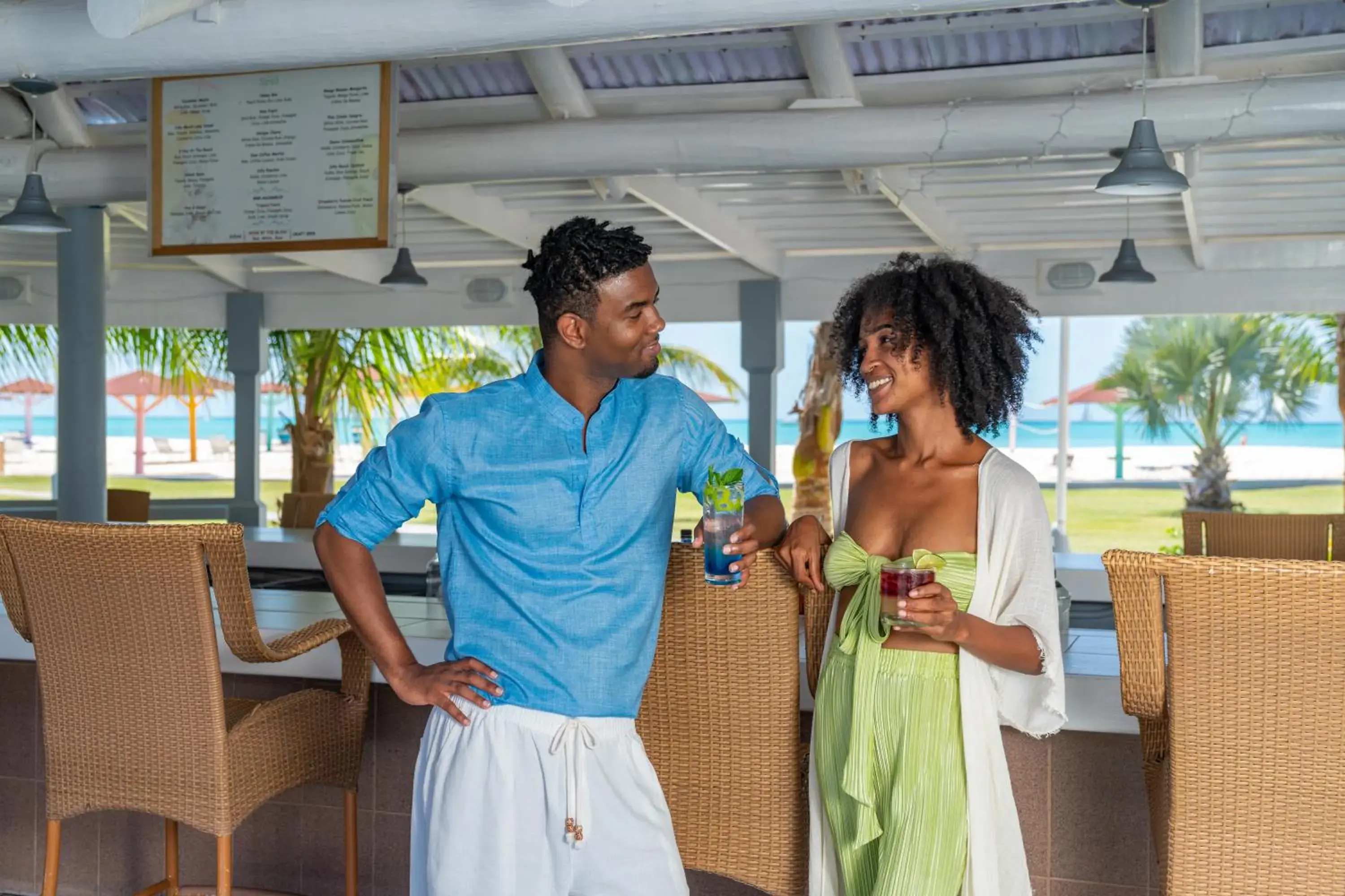 Lounge or bar in Jolly Beach Antigua - All Inclusive Lounge or bar in Jolly Beach Antigua - All Inclusive