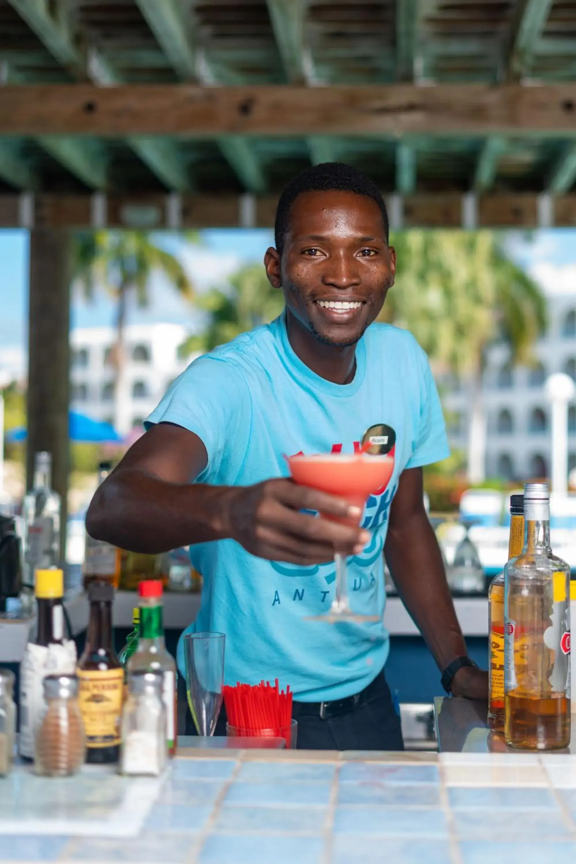 Lounge or bar in Jolly Beach Antigua - All Inclusive Lounge or bar in Jolly Beach Antigua - All Inclusive