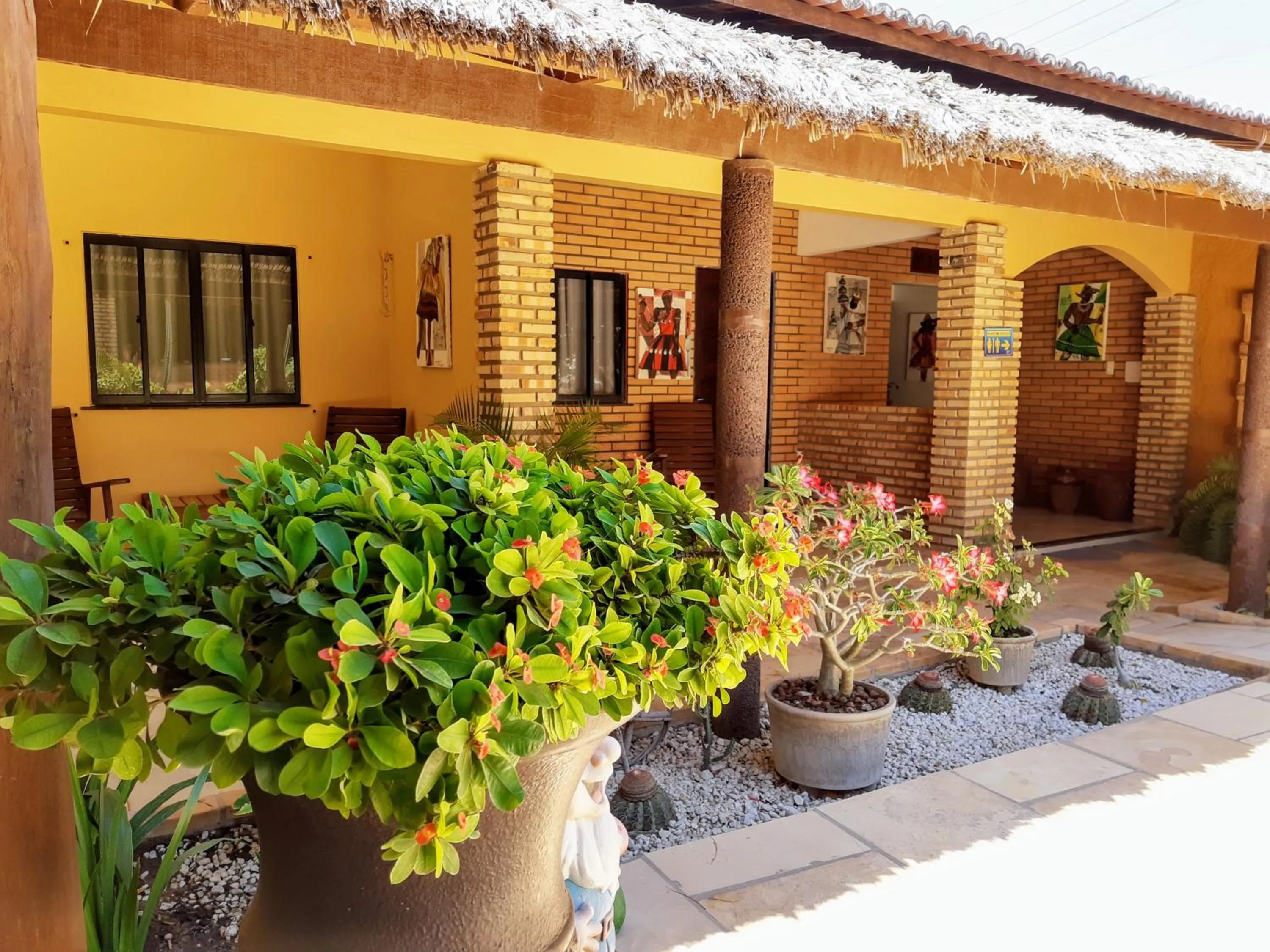Garden view in Jardim dos Orixás