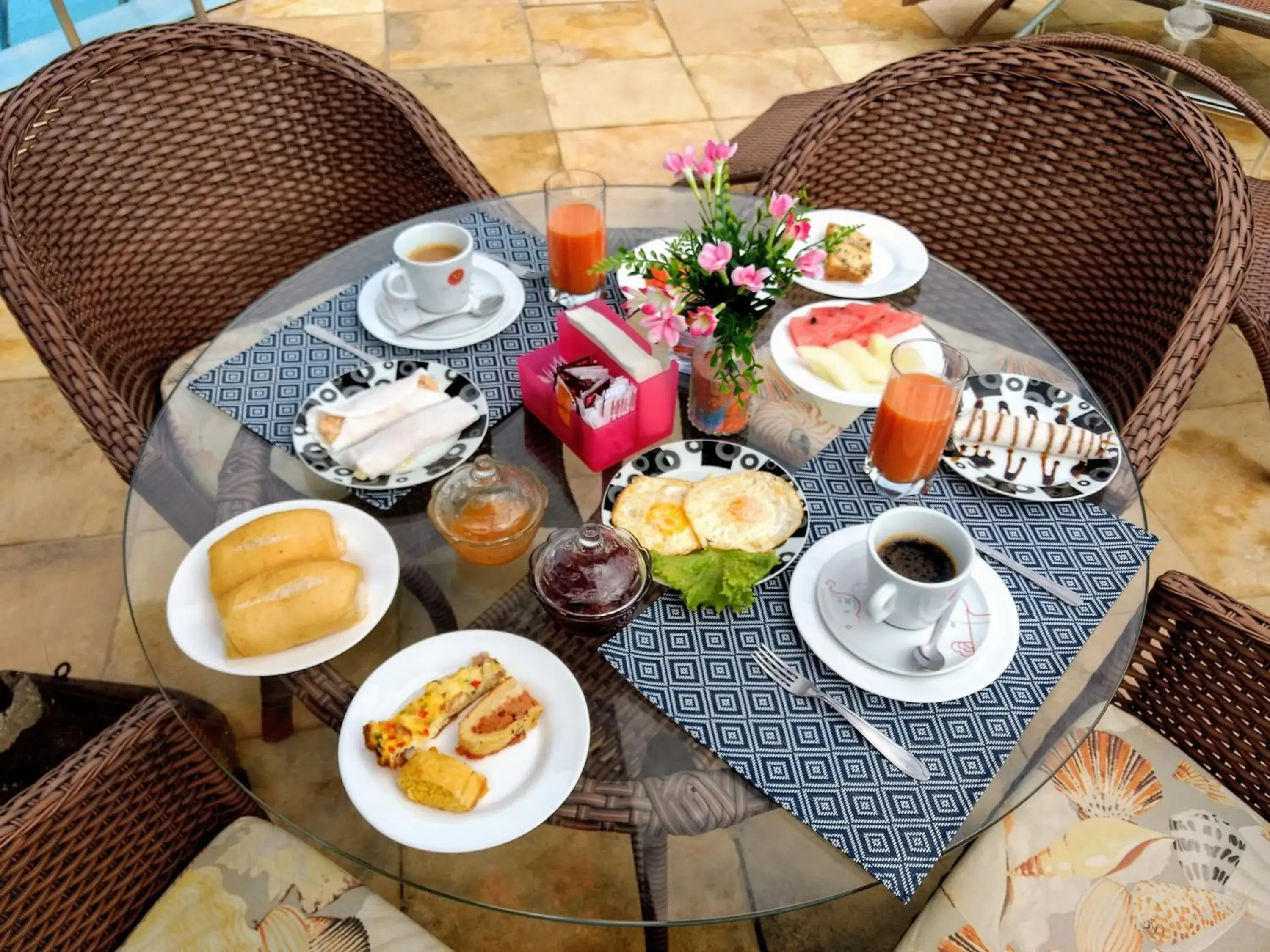 Buffet breakfast in Jardim dos Orixás Buffet breakfast in Jardim dos Orixás