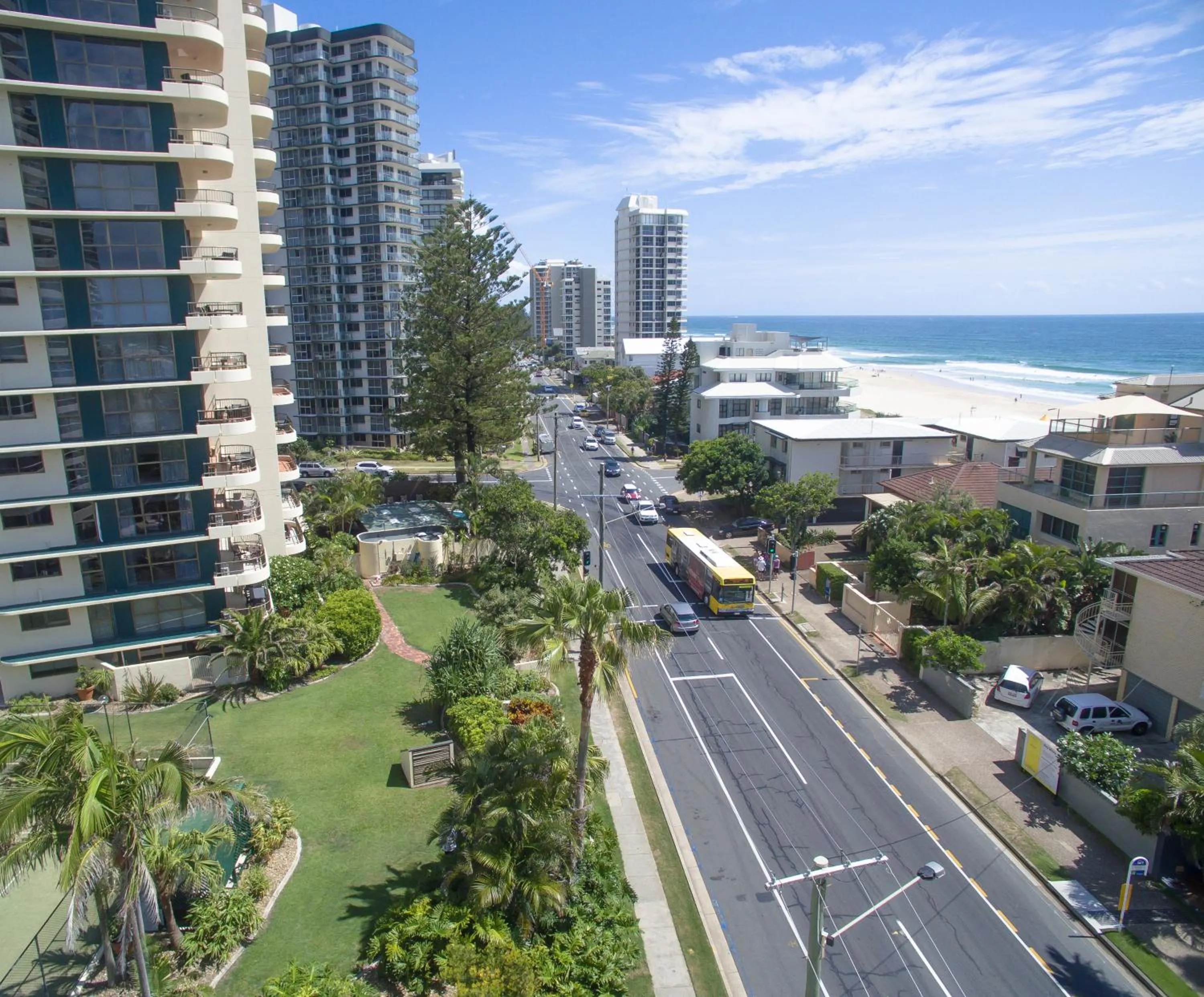 Property building in Norfolk Luxury Beachfront Apartments Gold Coast