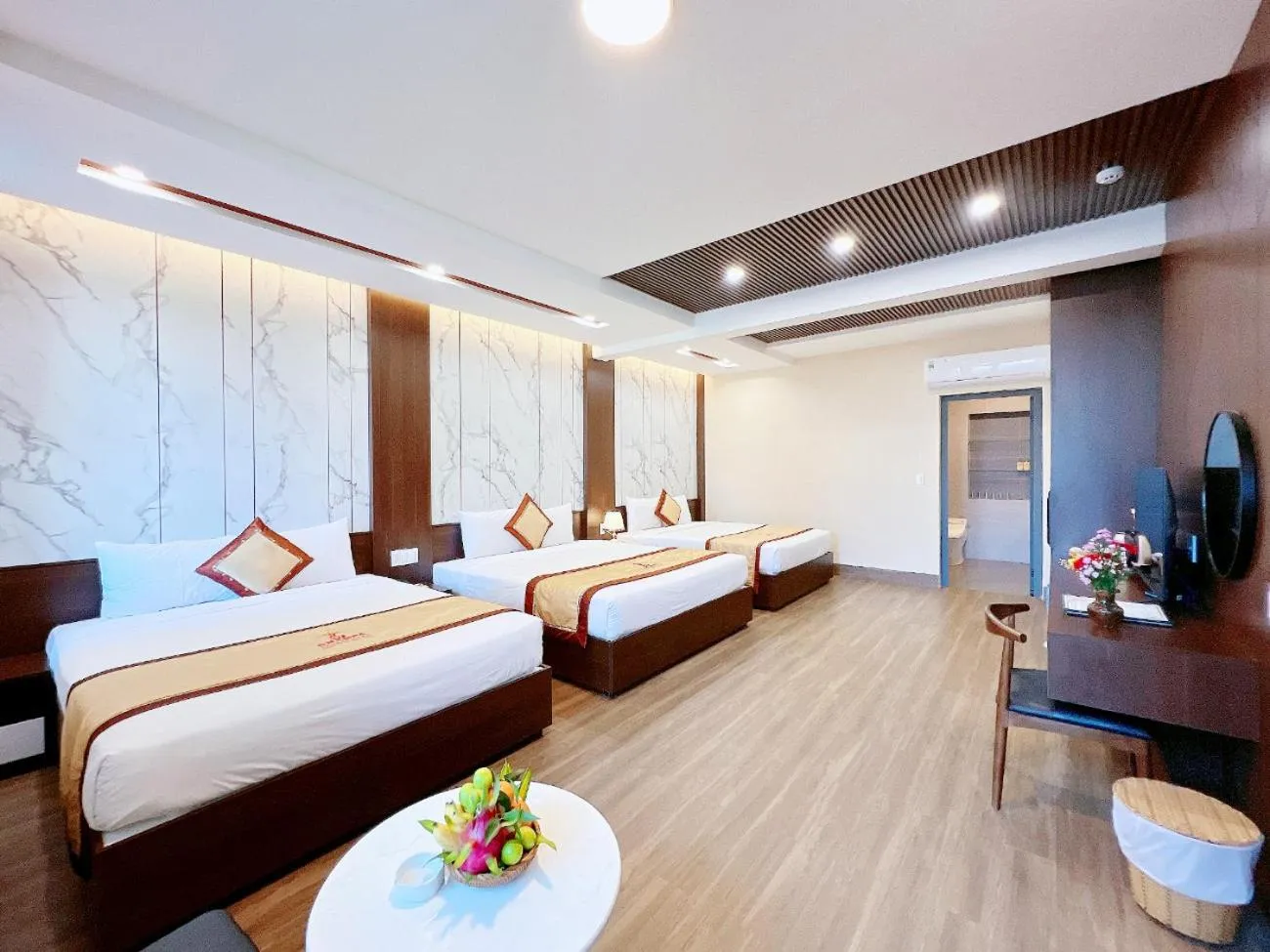 Bed in Champa Resort & Spa