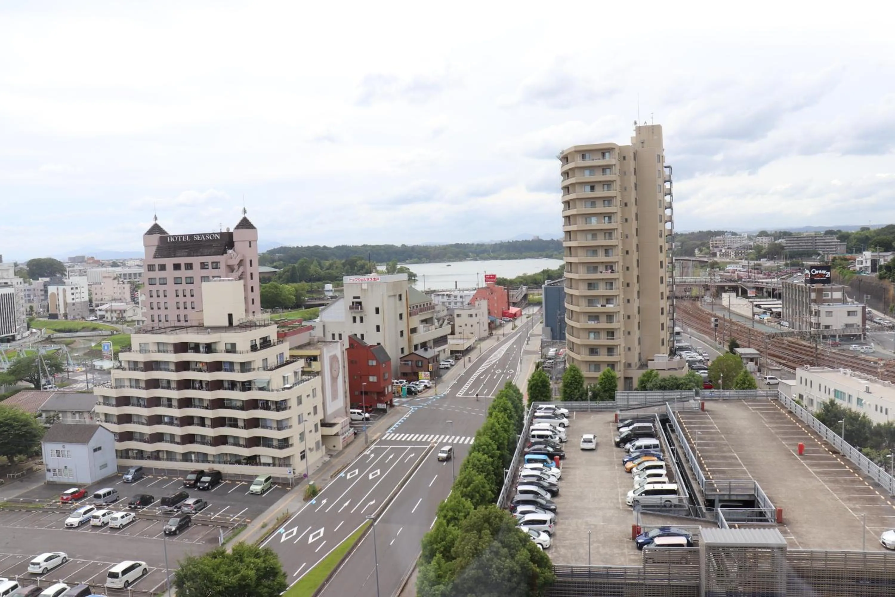Lake view in Hotel Lake View Mito