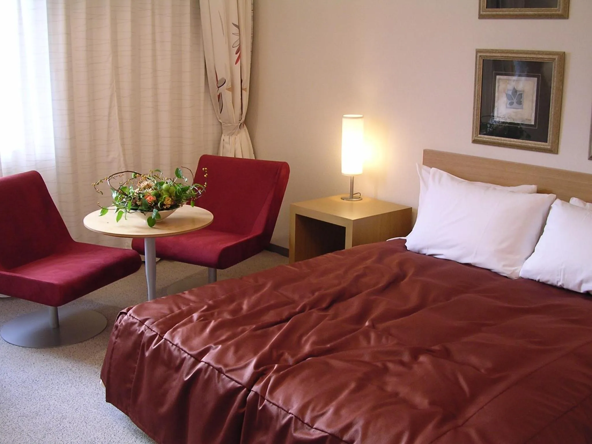 Bed in Hotel Lake View Mito