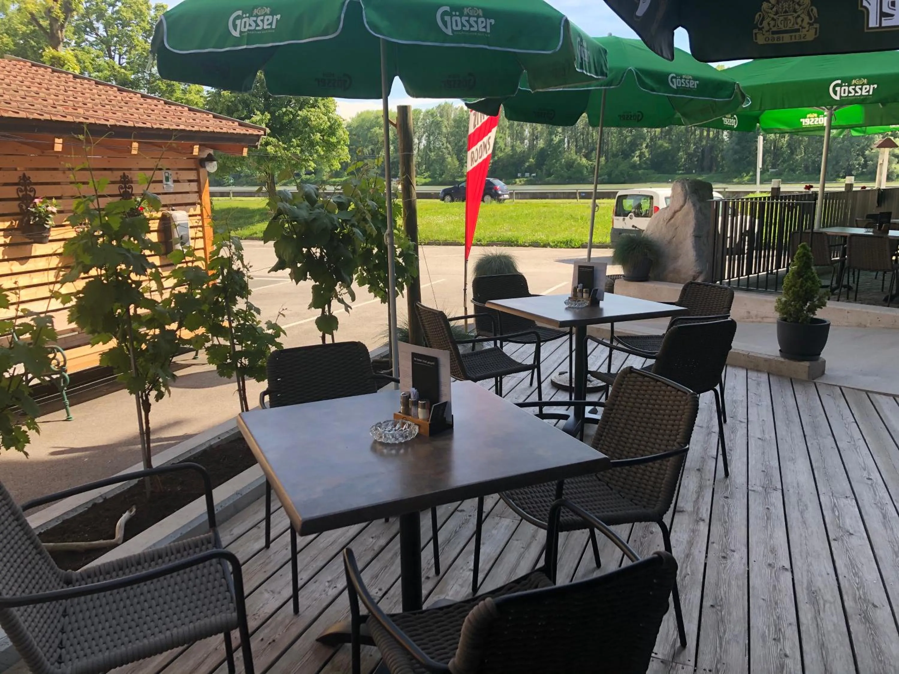 Garden in Hotel Donauhof Mauthausen